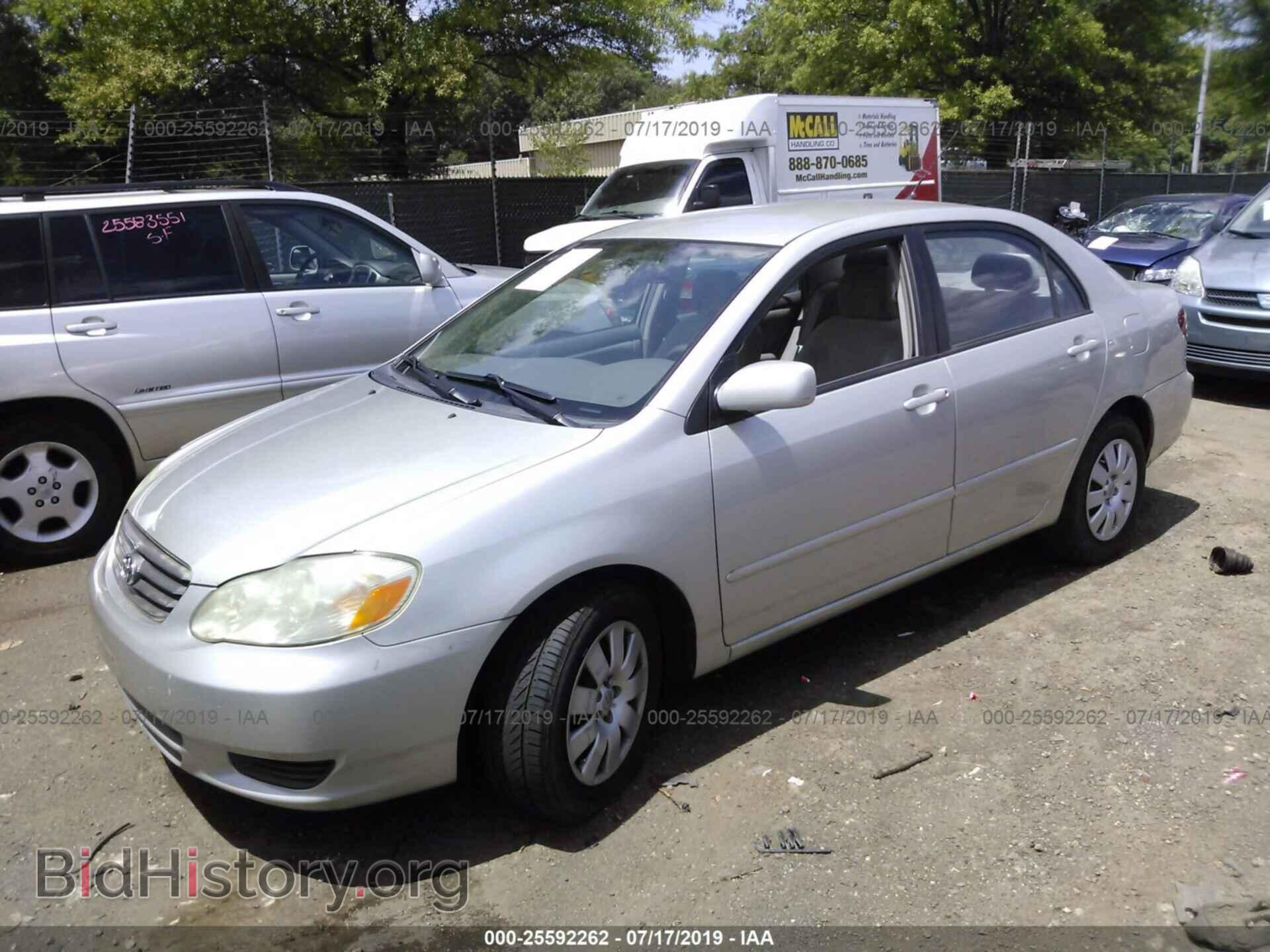 2003 TOYOTA COROLLA - VIN: 2T1BR32E53C023843 - Фото 2