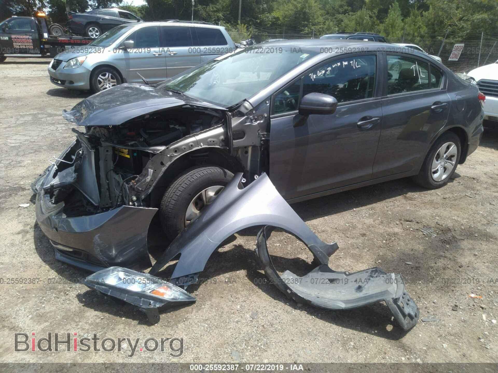 2014 HONDA CIVIC - VIN: 19XFB2F52EE055213 - Фото 2