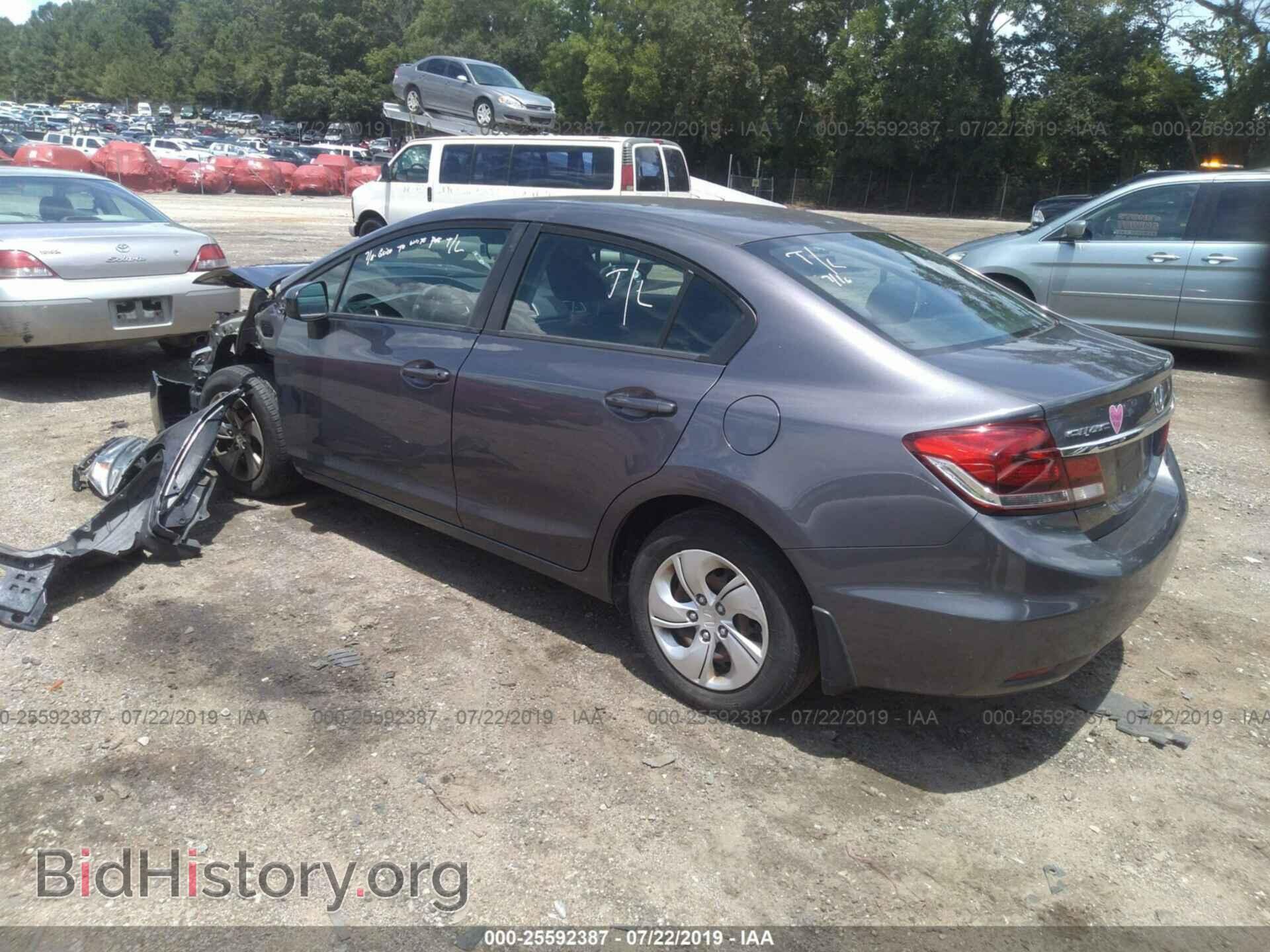 2014 HONDA CIVIC - VIN: 19XFB2F52EE055213 - Фото 3