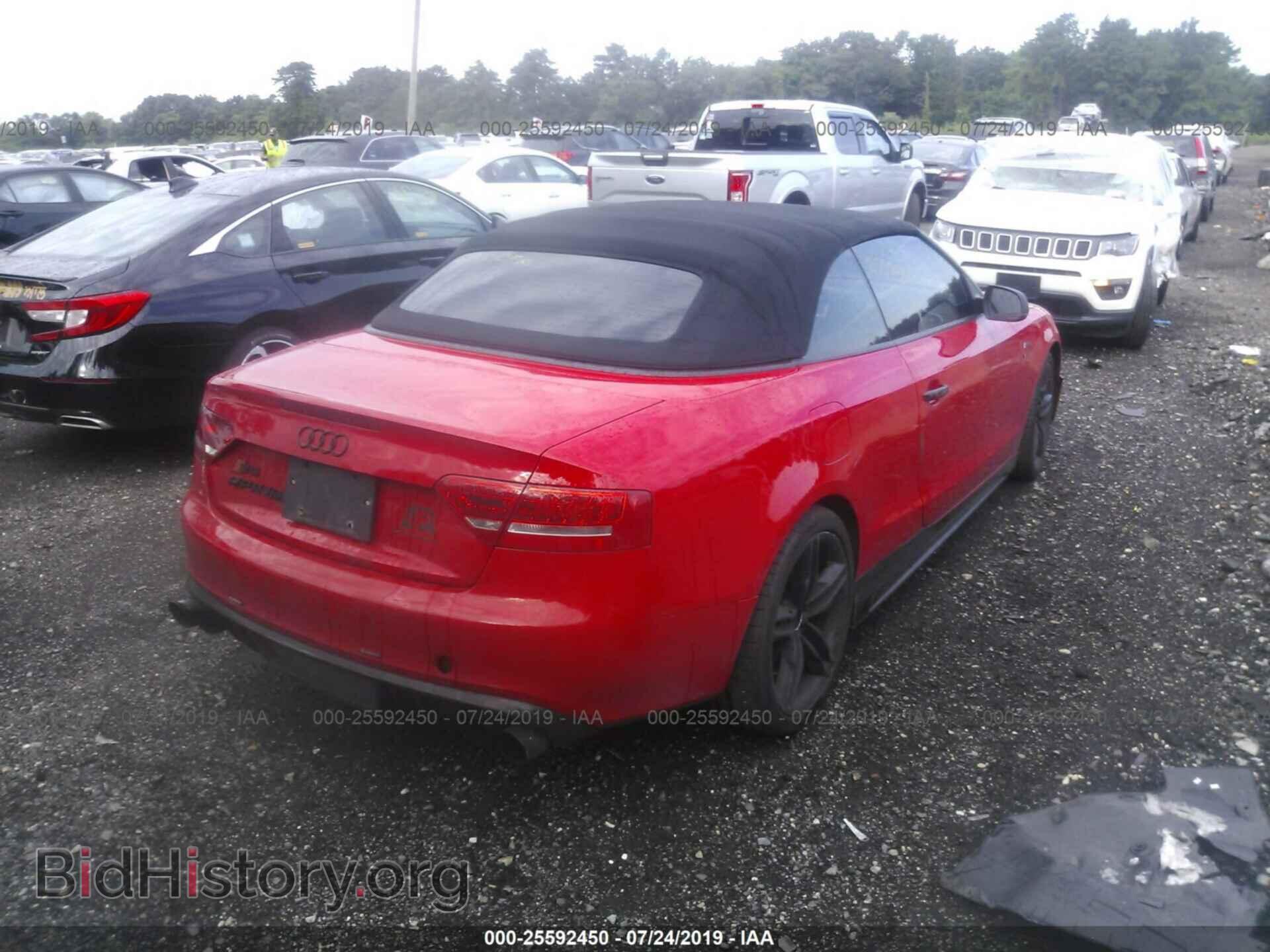 2011 AUDI S5 - VIN: WAUCGAFH2BN009605 - Фото 4