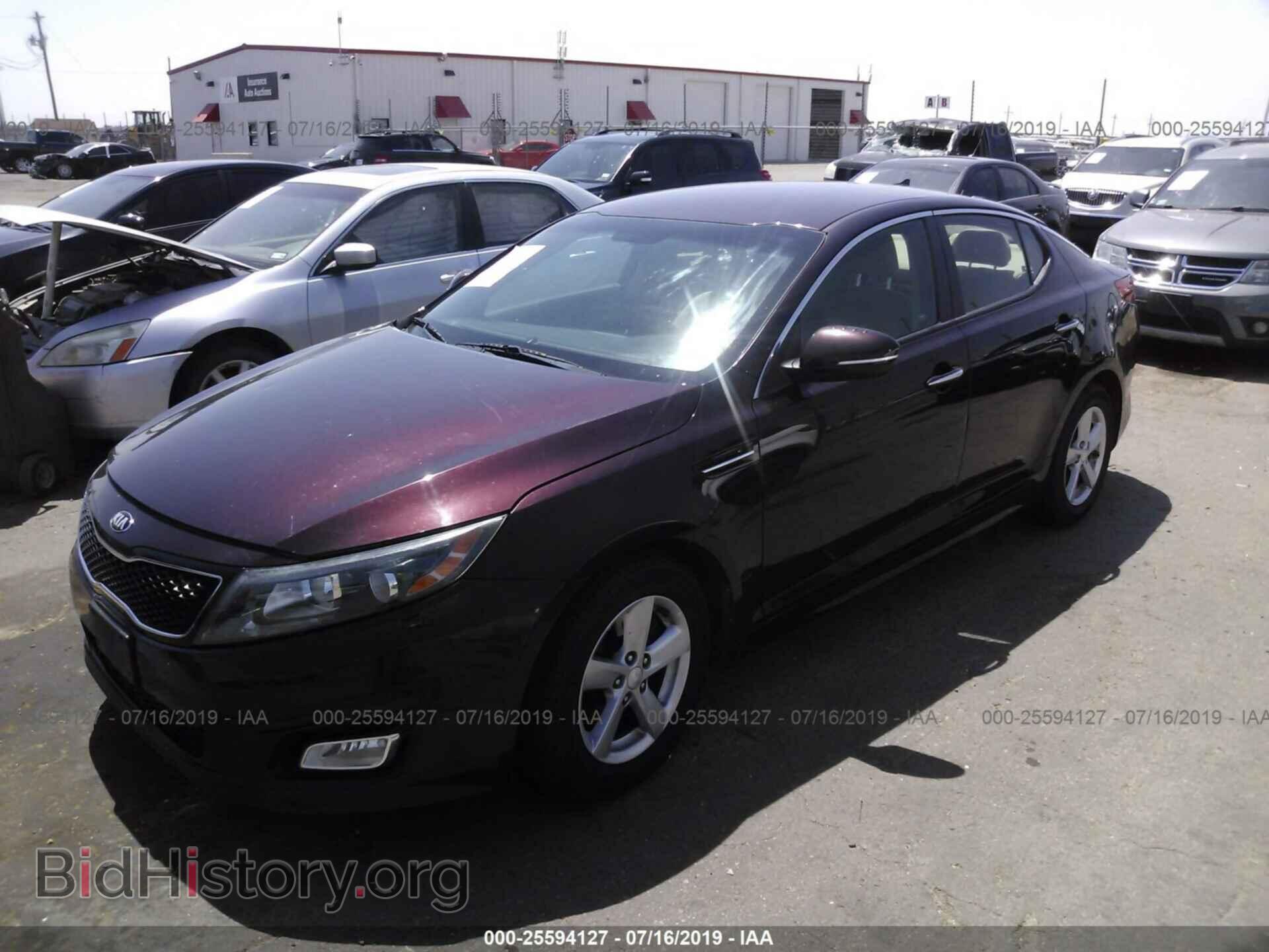 2014 KIA OPTIMA - VIN: 5XXGM4A76EG262939 - Фото 2
