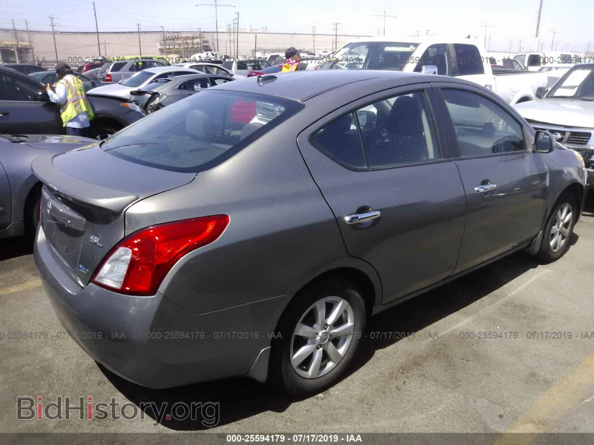 2012 NISSAN VERSA - VIN: 3N1CN7AP1CL888738 - Фото 4