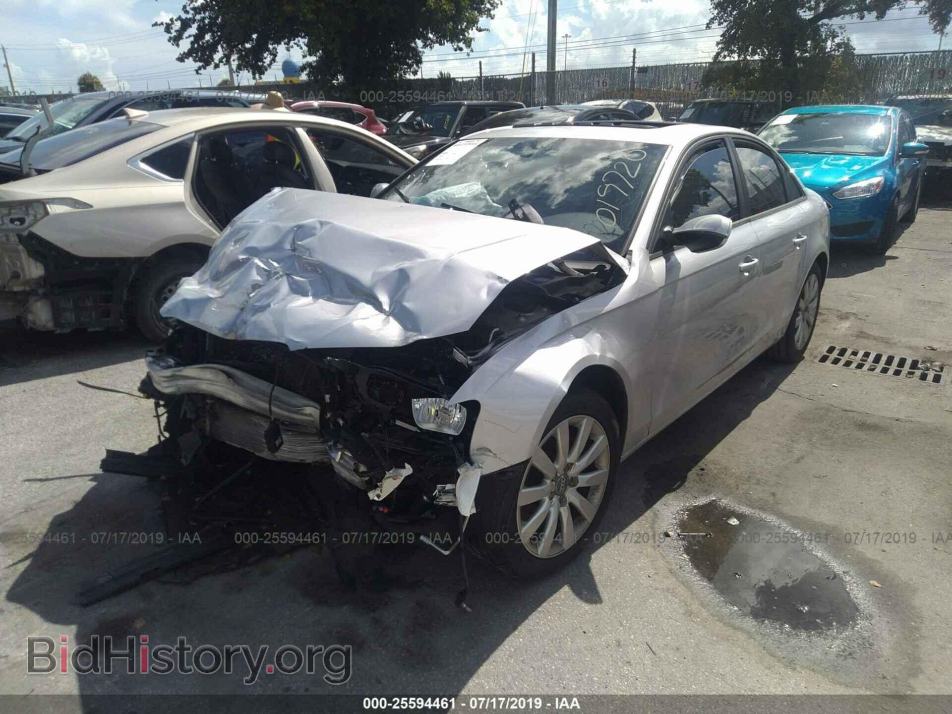 2013 AUDI A4 - VIN: WAUAFAFL6DN019720 - Photo 2