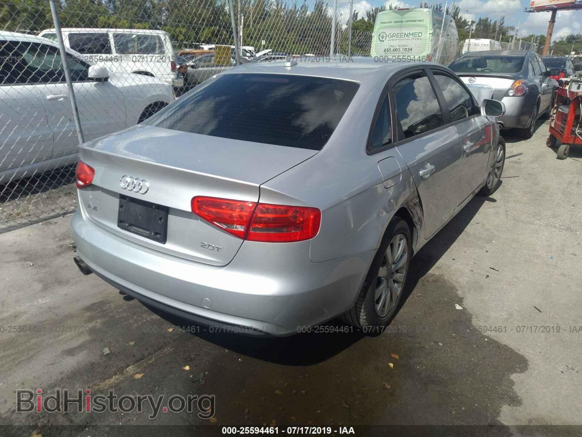 2013 AUDI A4 - VIN: WAUAFAFL6DN019720 - Photo 4