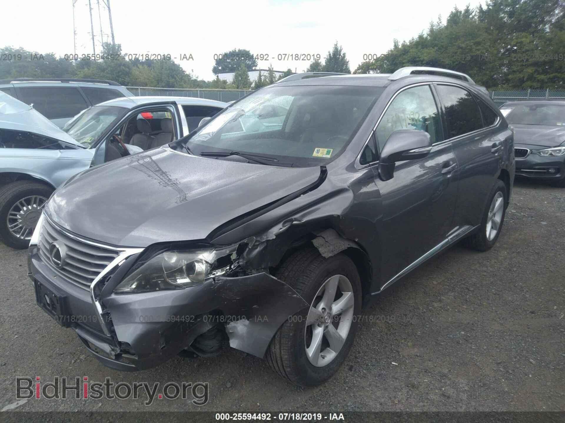2013 LEXUS RX - VIN: 2T2BK1BA1DC187108 - Фото 2