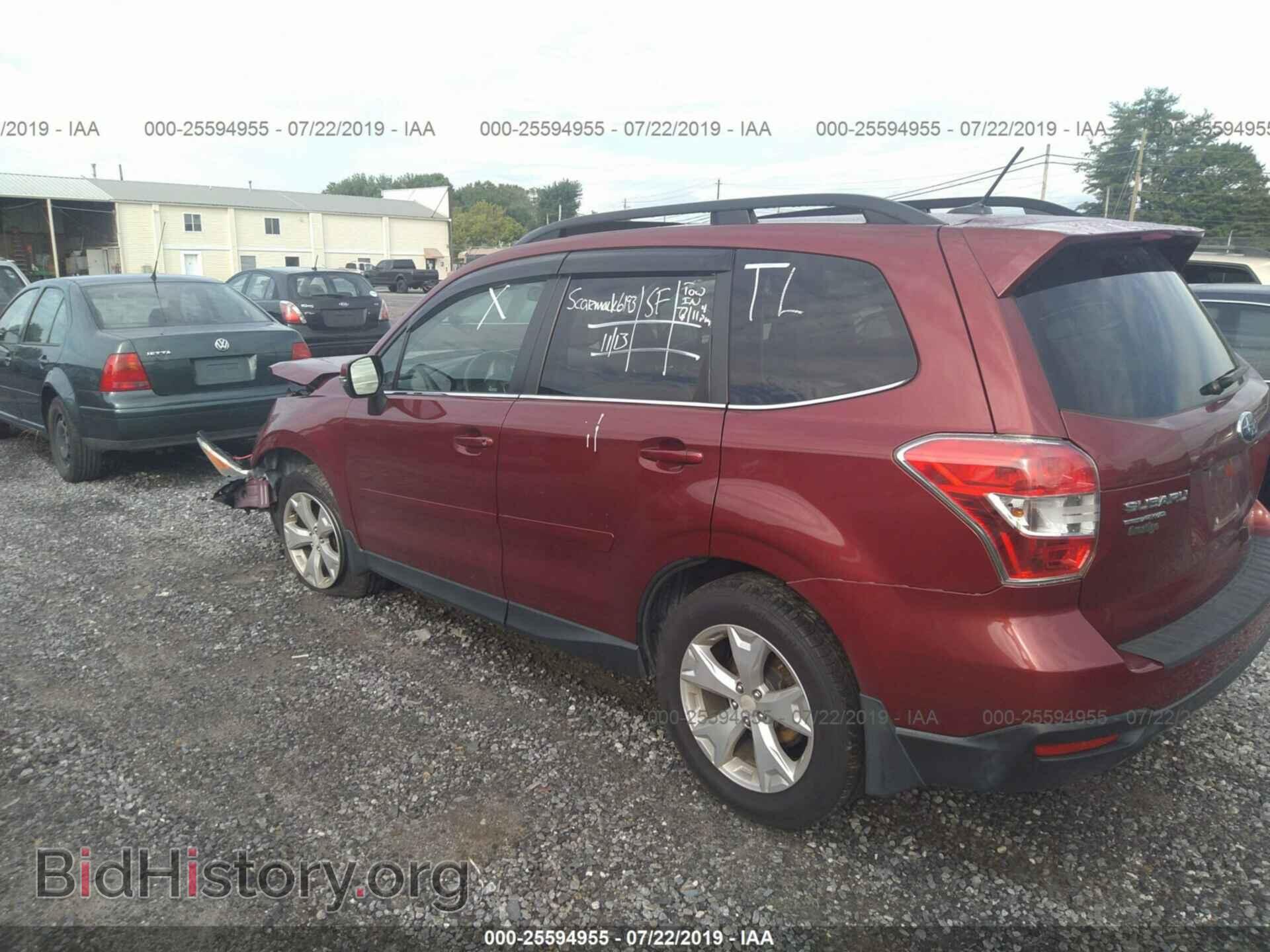 2014 SUBARU FORESTER - VIN: JF2SJAMCXEH526193 - Фото 3