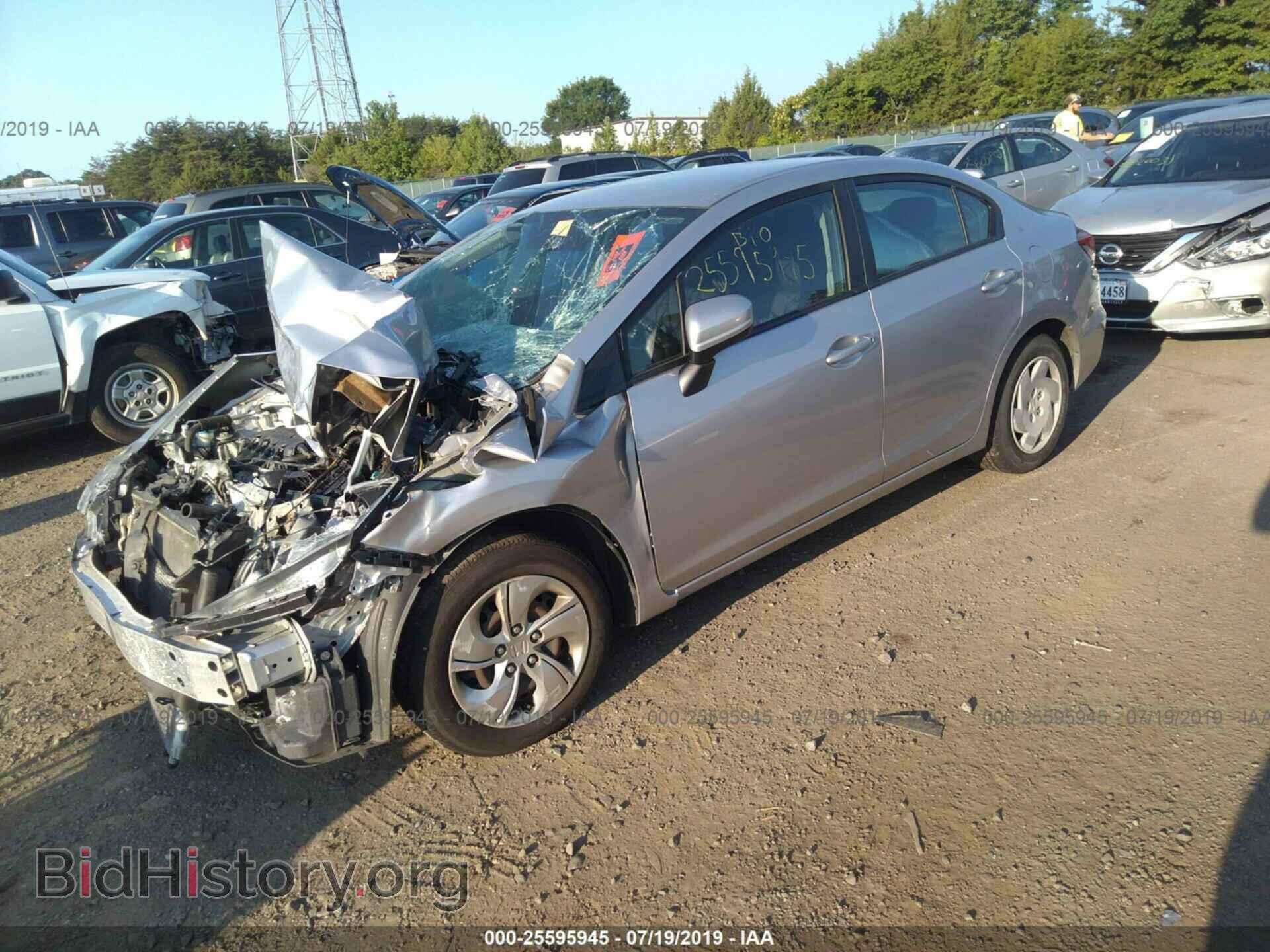 2014 HONDA CIVIC - VIN: 19XFB2F54EE248897 - Photo 2