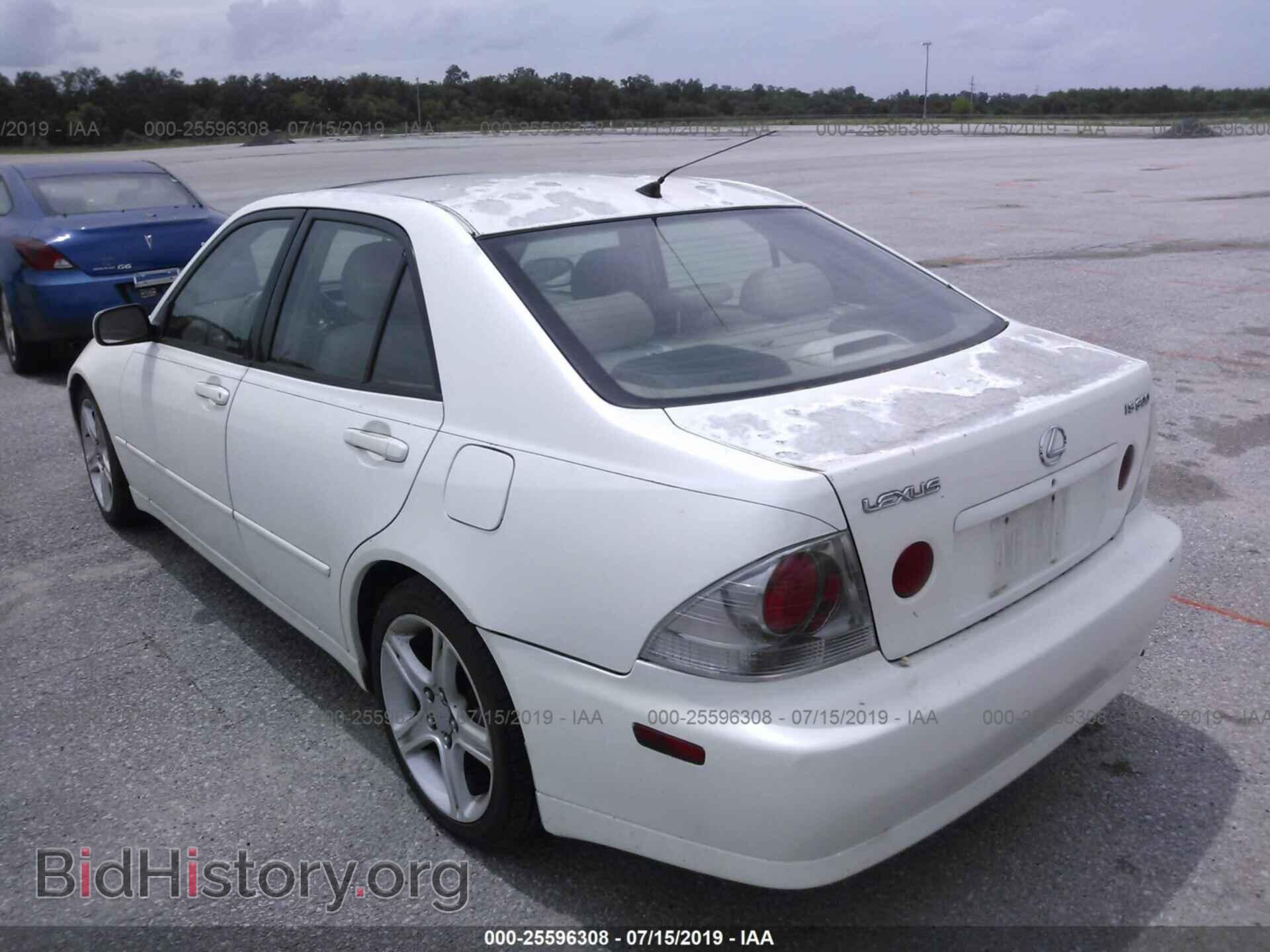 2001 LEXUS IS - VIN: JTHBD182110009900 - Фото 3