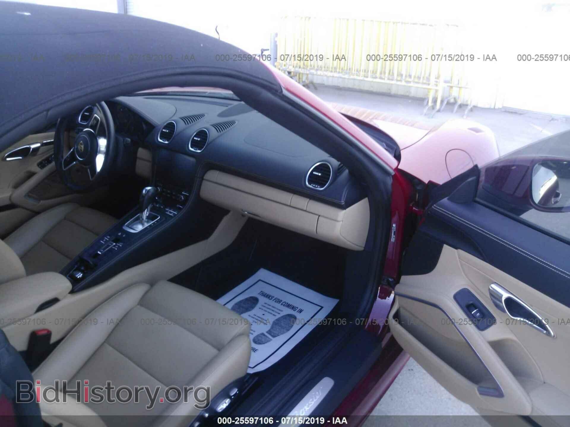 2017 PORSCHE BOXSTER - VIN: WP0CA2A86HS221791 - Фото 5