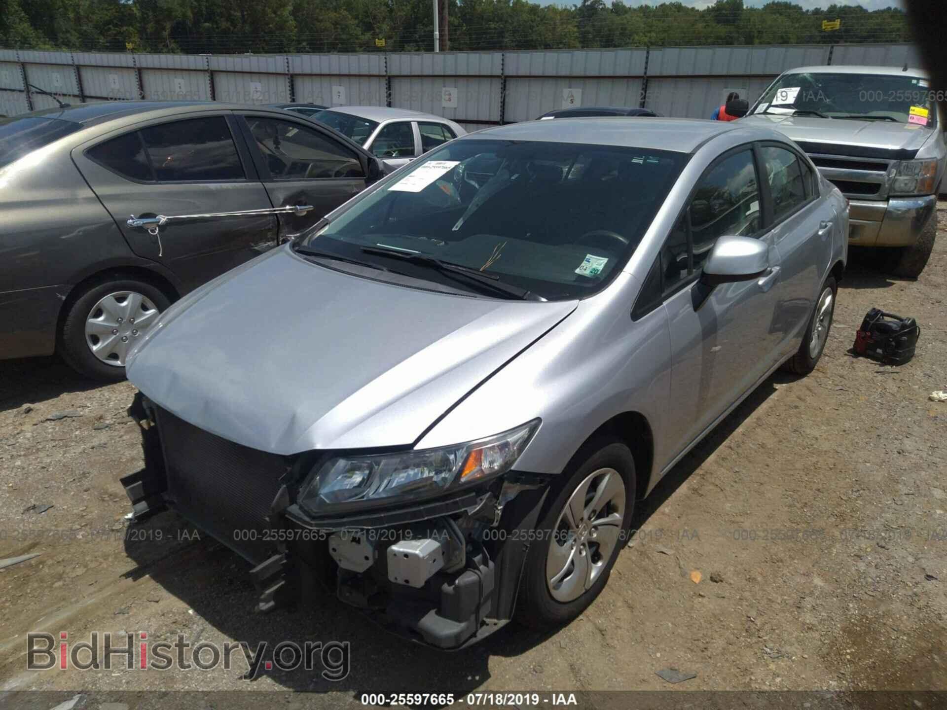 2013 HONDA CIVIC - VIN: 2HGFB2F51DH593602 - Photo 2