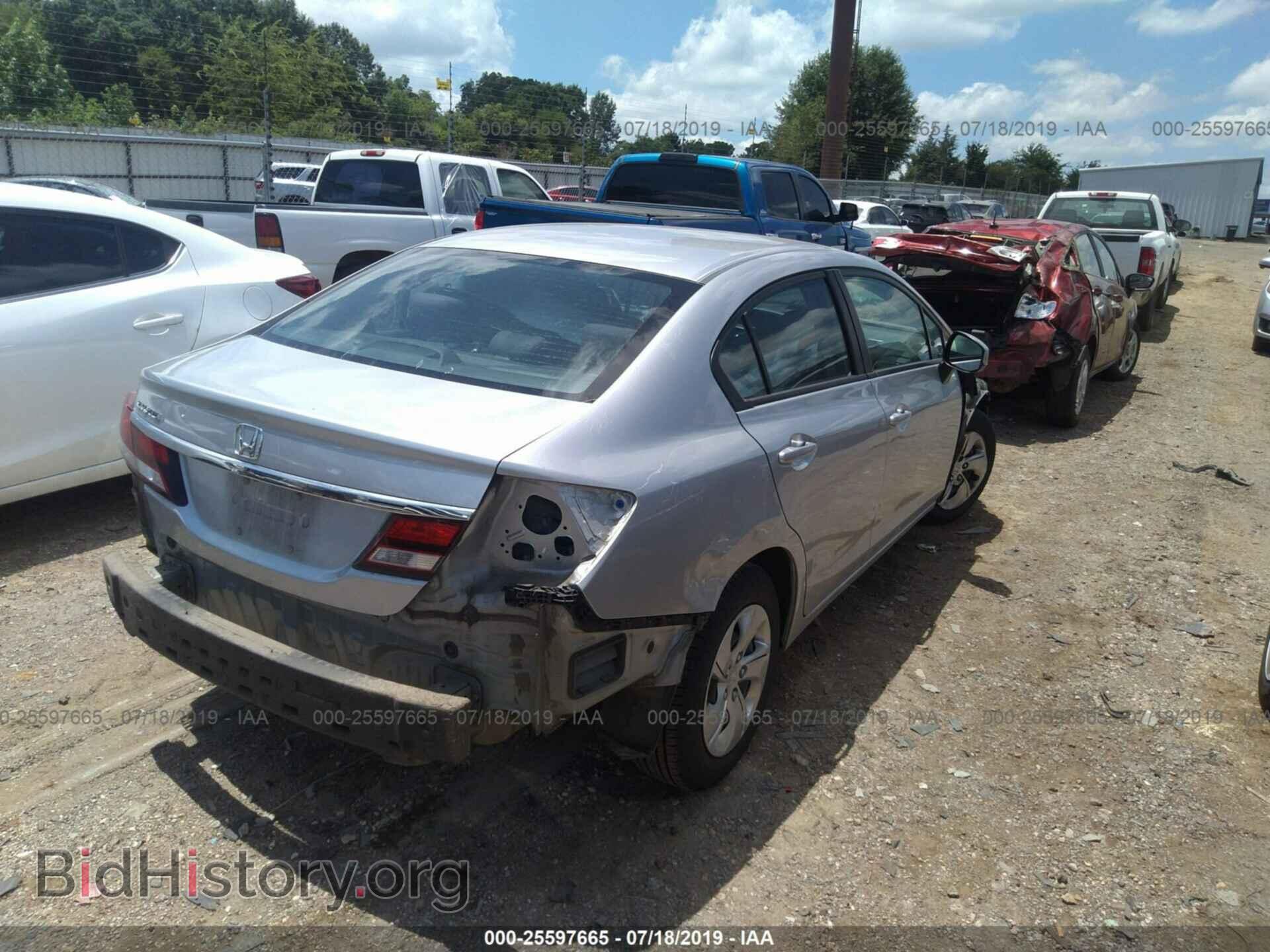 2013 HONDA CIVIC - VIN: 2HGFB2F51DH593602 - Photo 4