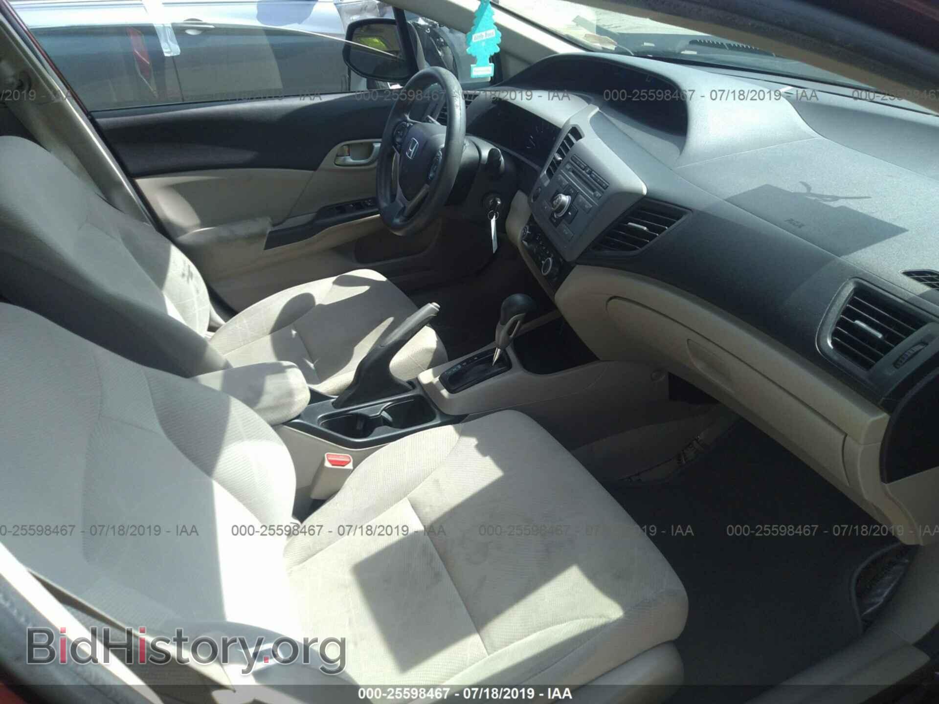 2012 HONDA CIVIC - VIN: 19XFB2F5XCE078588 - Фото 5