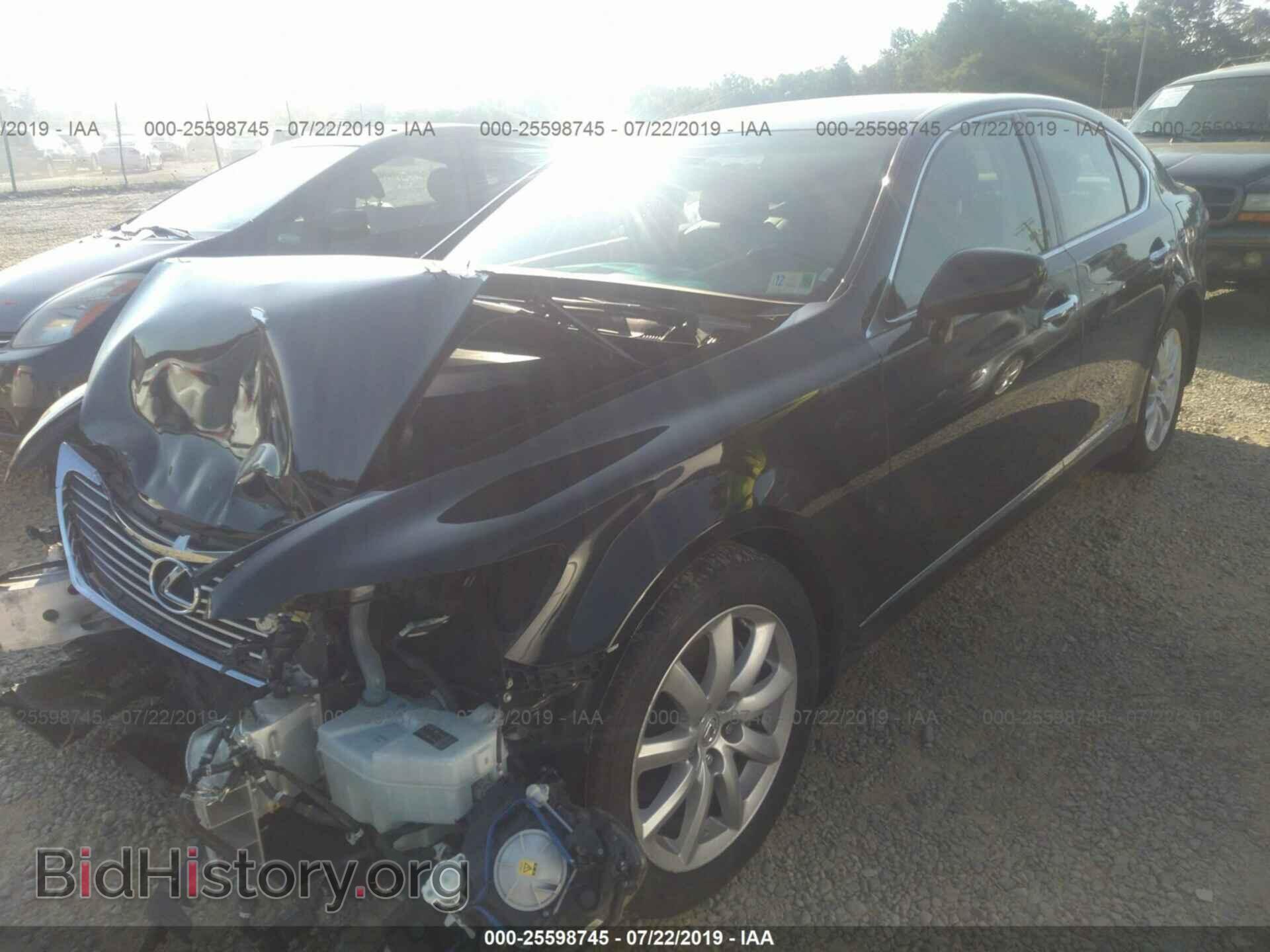 2007 LEXUS LS - VIN: JTHBL46F075045518 - Фото 2