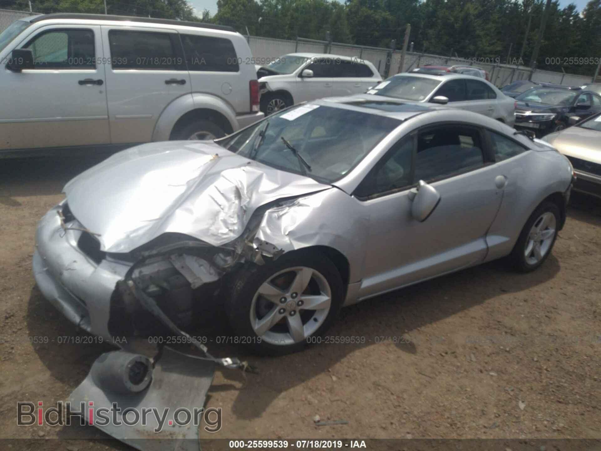 2007 MITSUBISHI ECLIPSE - VIN: 4A3AK24F27E012993 - Фото 2