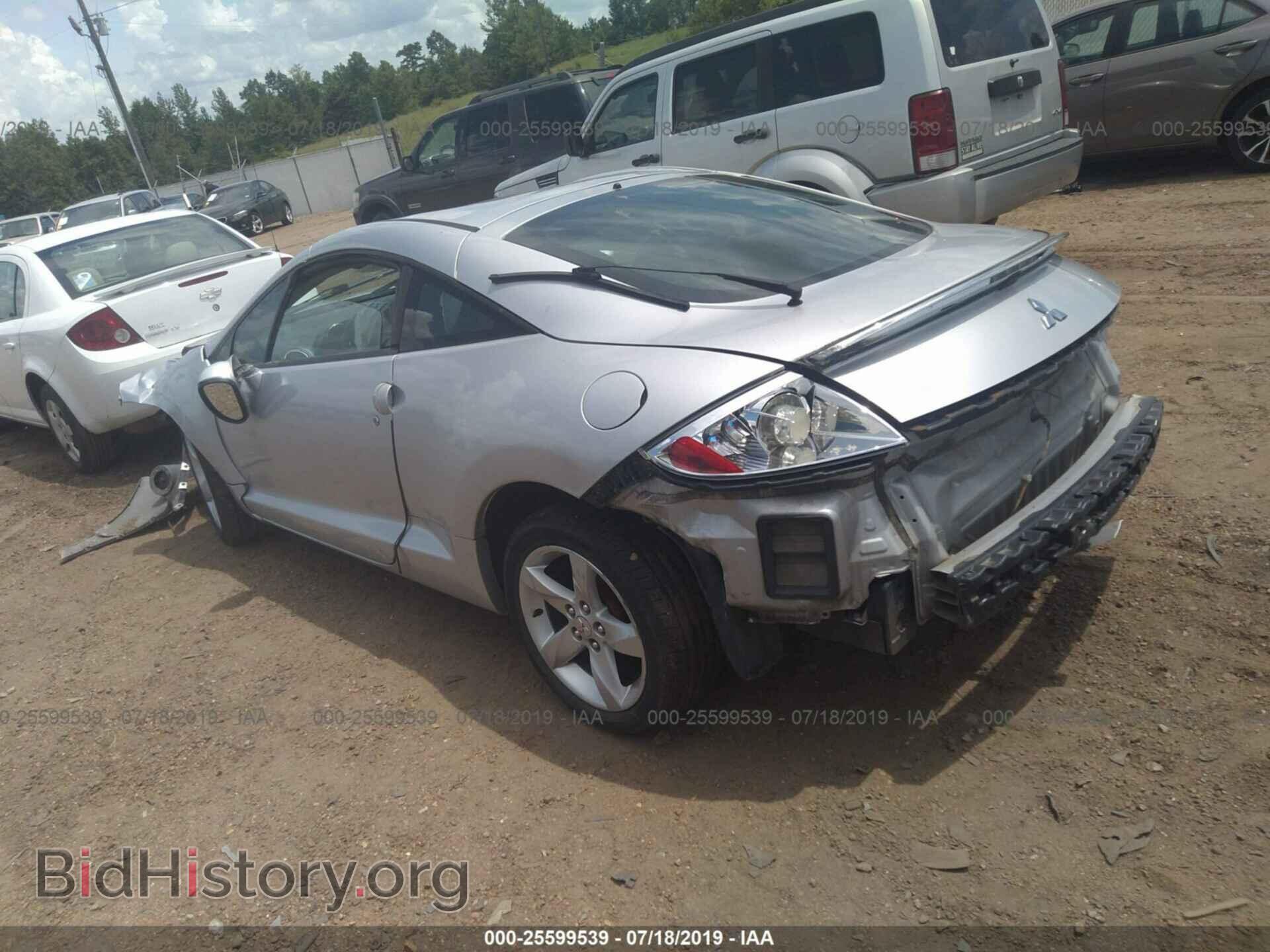 2007 MITSUBISHI ECLIPSE - VIN: 4A3AK24F27E012993 - Фото 3