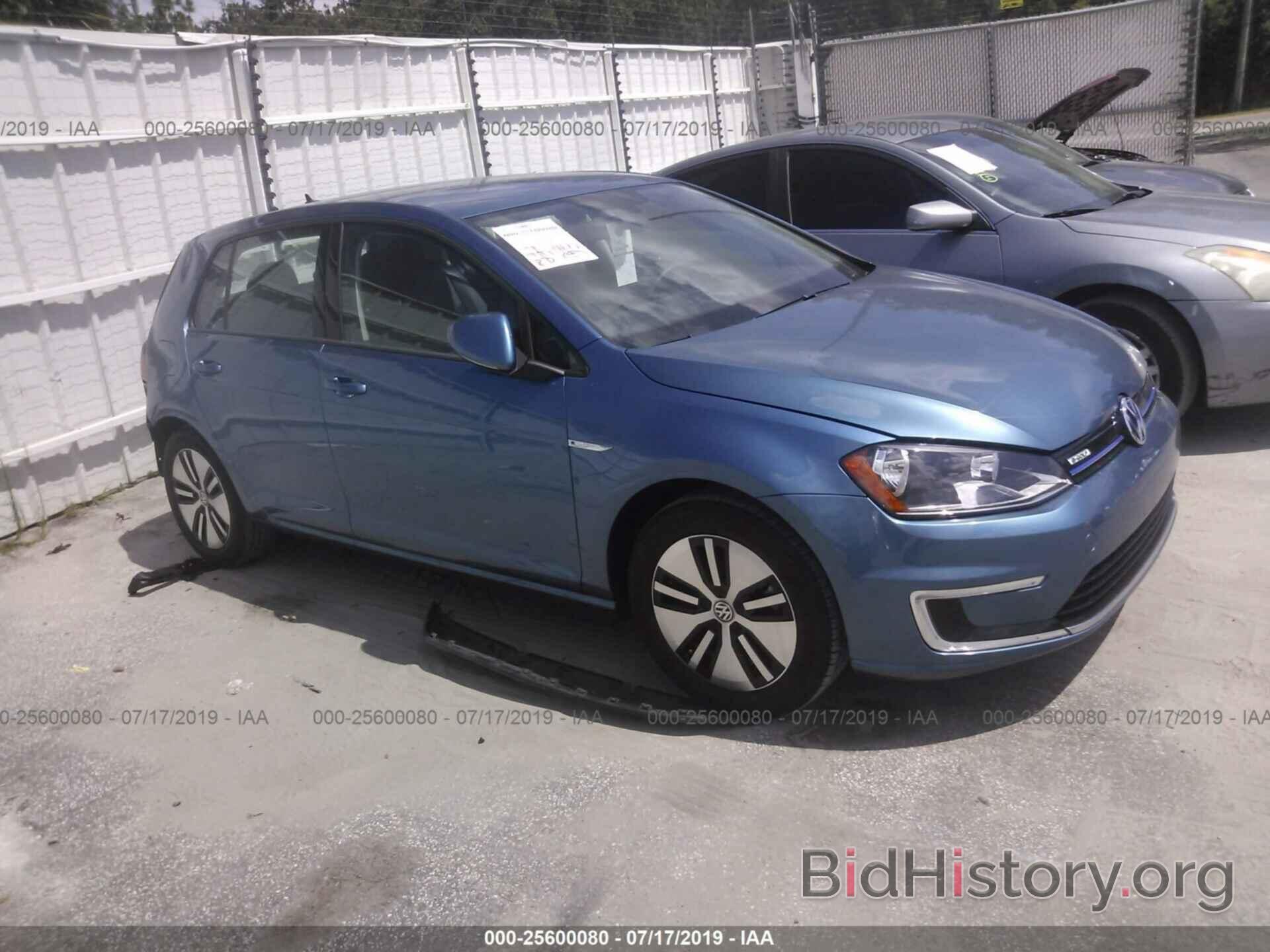 Photo WVWKP7AU1GW916417 - VOLKSWAGEN E-GOLF 2016