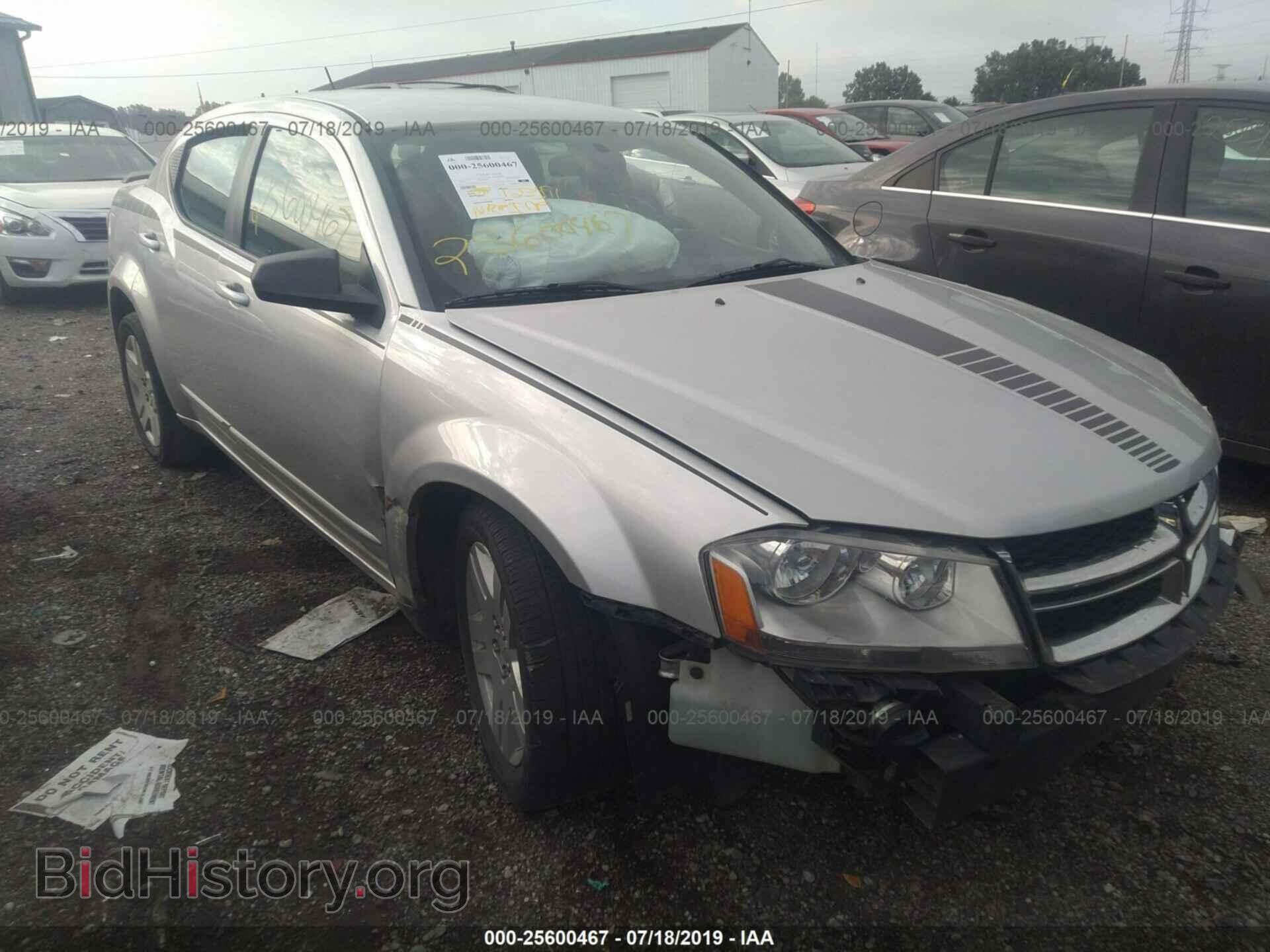 Photo 1C3CDZAB6CN134027 - DODGE AVENGER 2012