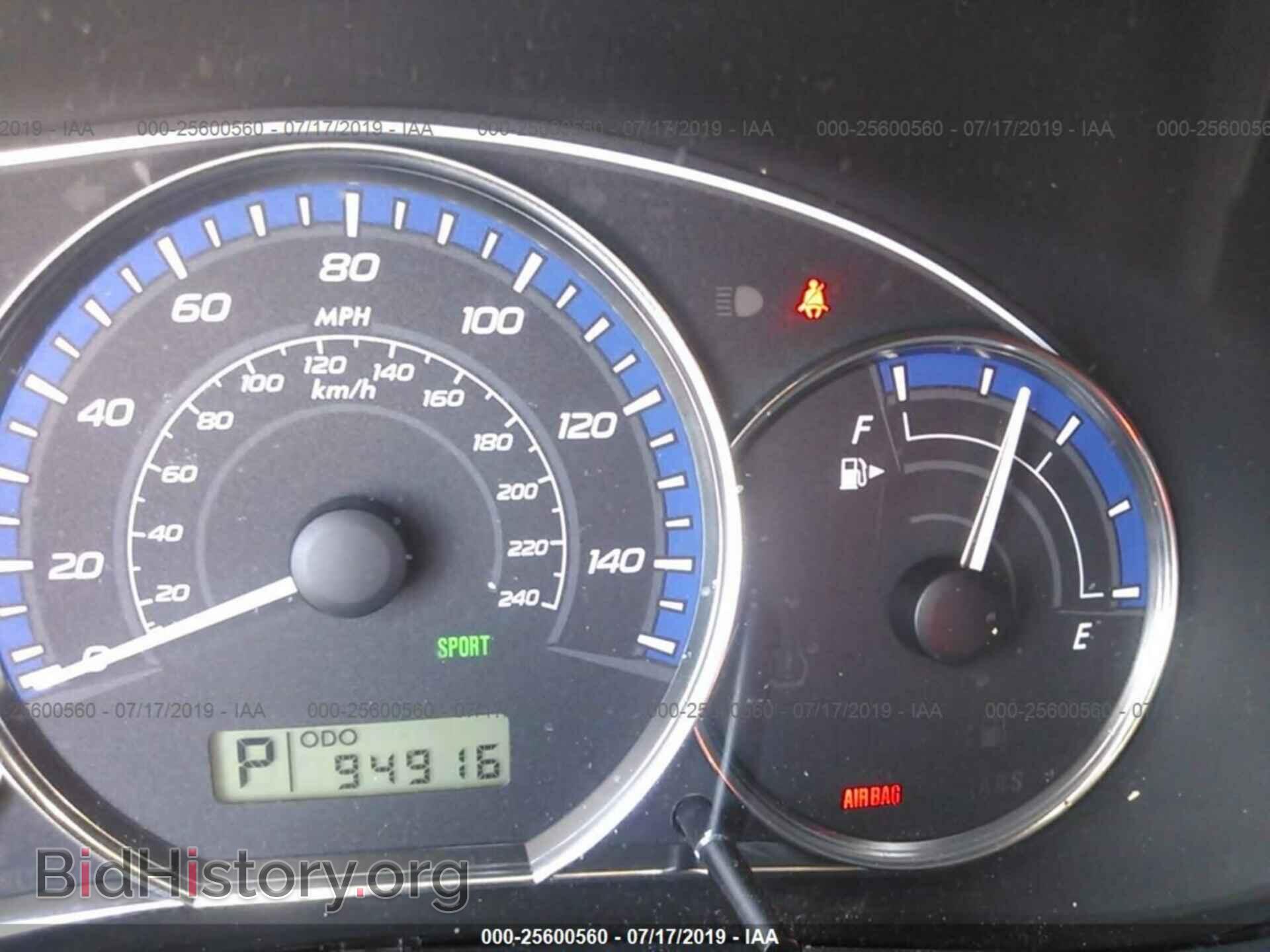2011 SUBARU FORESTER - VIN: JF2SHADC4BH727675 - Фото 7