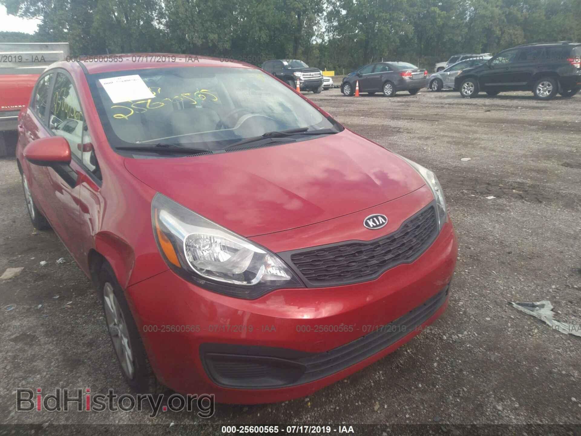 Фотография KNADM4A30C6071882 - KIA RIO 2012