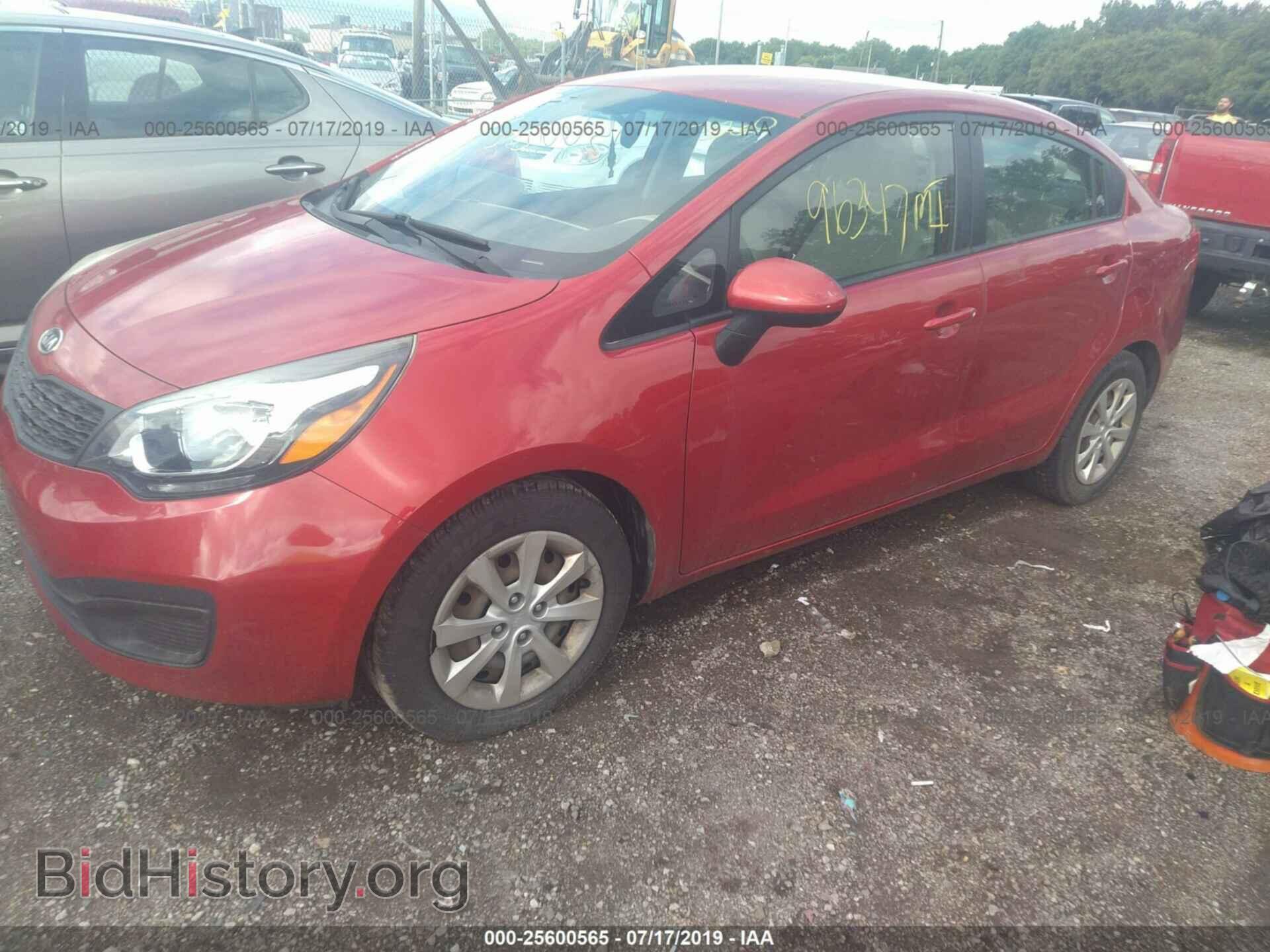 2012 KIA RIO - VIN: KNADM4A30C6071882 - Фото 2