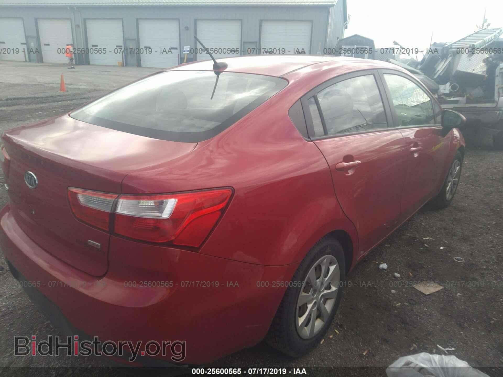 2012 KIA RIO - VIN: KNADM4A30C6071882 - Фото 4