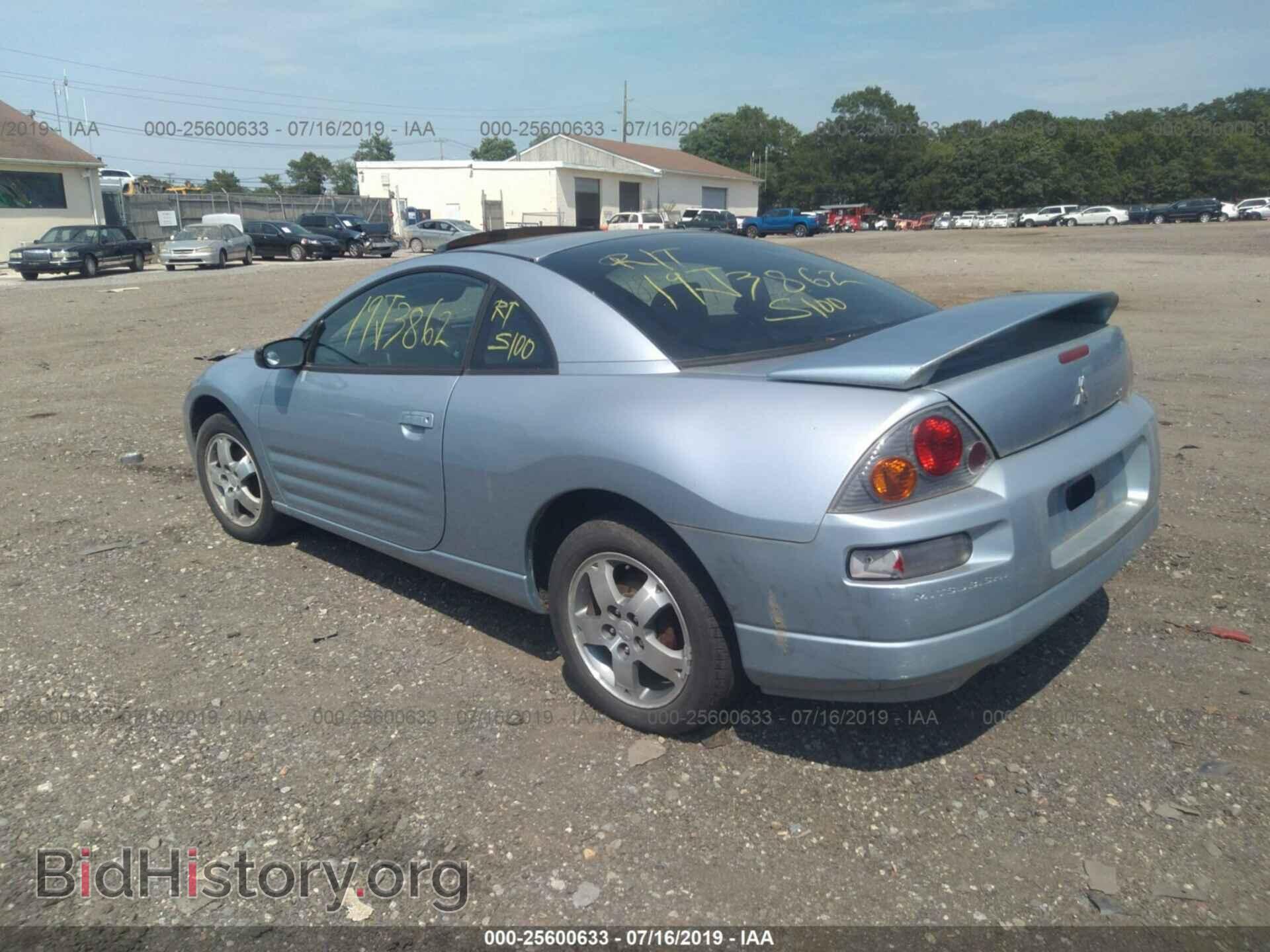 2003 MITSUBISHI ECLIPSE - VIN: 4A3AC44G03E031070 - Фото 3