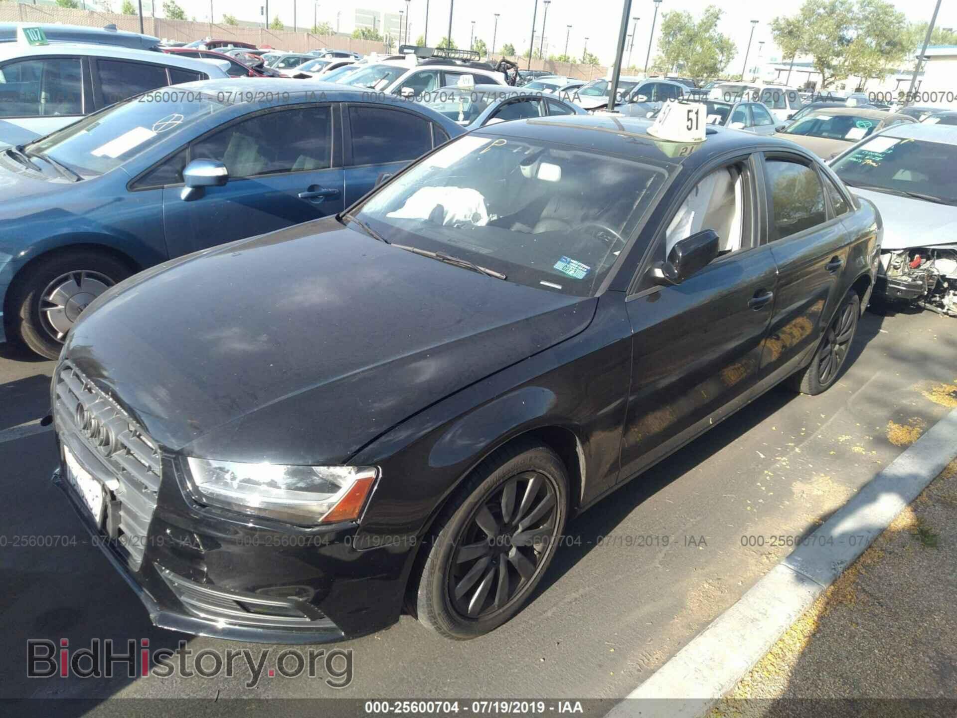 2014 AUDI A4 - VIN: WAUAFAFL7EN041551 - Фото 2