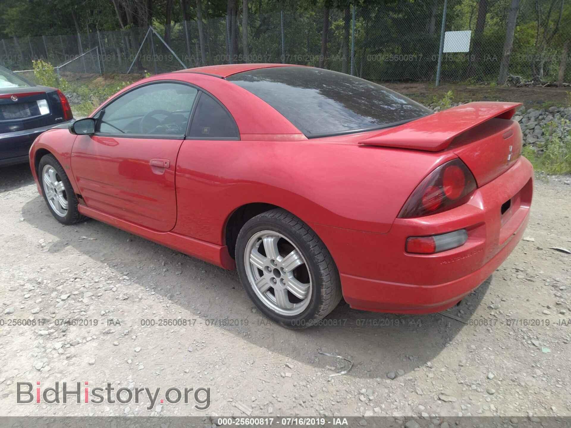2001 MITSUBISHI ECLIPSE - VIN: 4A3AC84H11E028479 - Фото 3