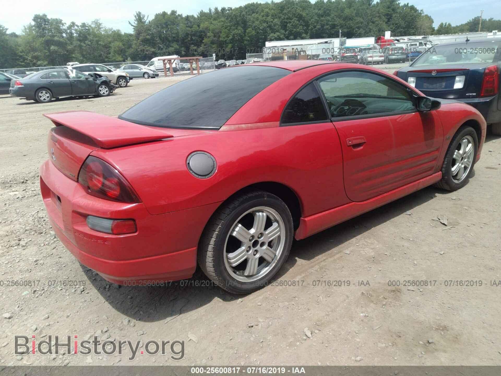 2001 MITSUBISHI ECLIPSE - VIN: 4A3AC84H11E028479 - Фото 4