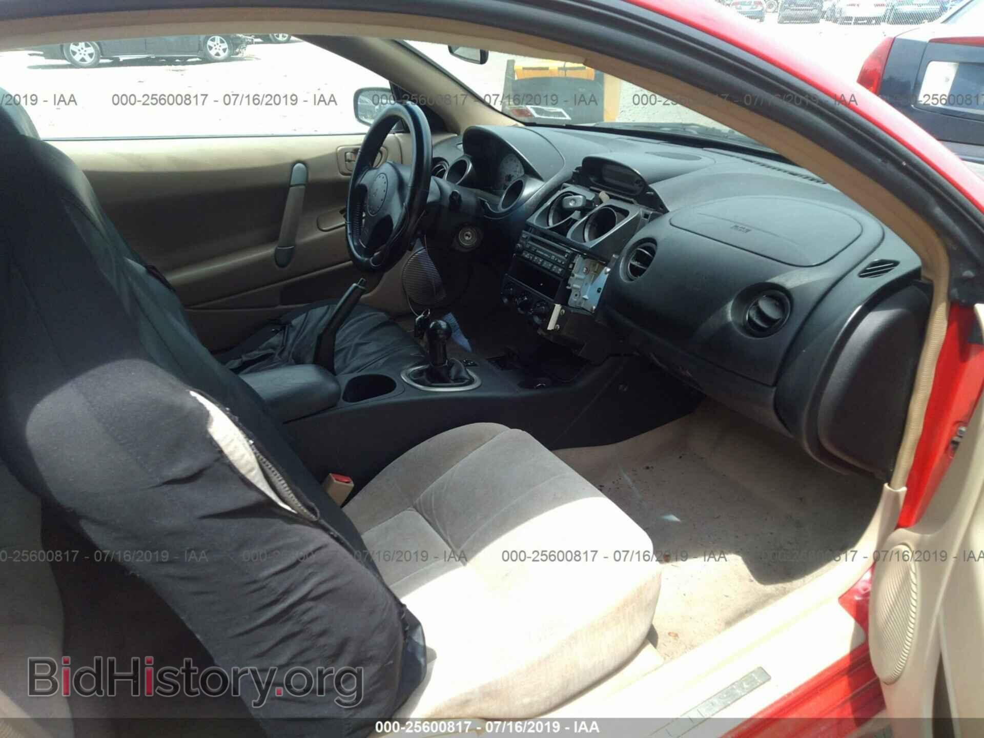 2001 MITSUBISHI ECLIPSE - VIN: 4A3AC84H11E028479 - Фото 5