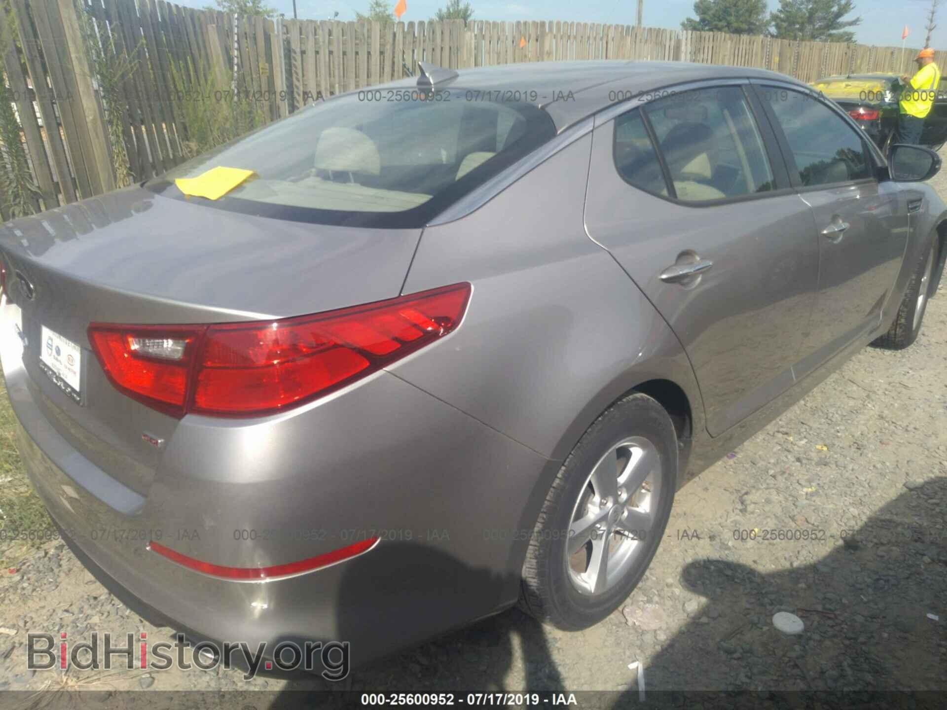 2015 KIA OPTIMA - VIN: KNAGM4A73F5588135 - Photo 4