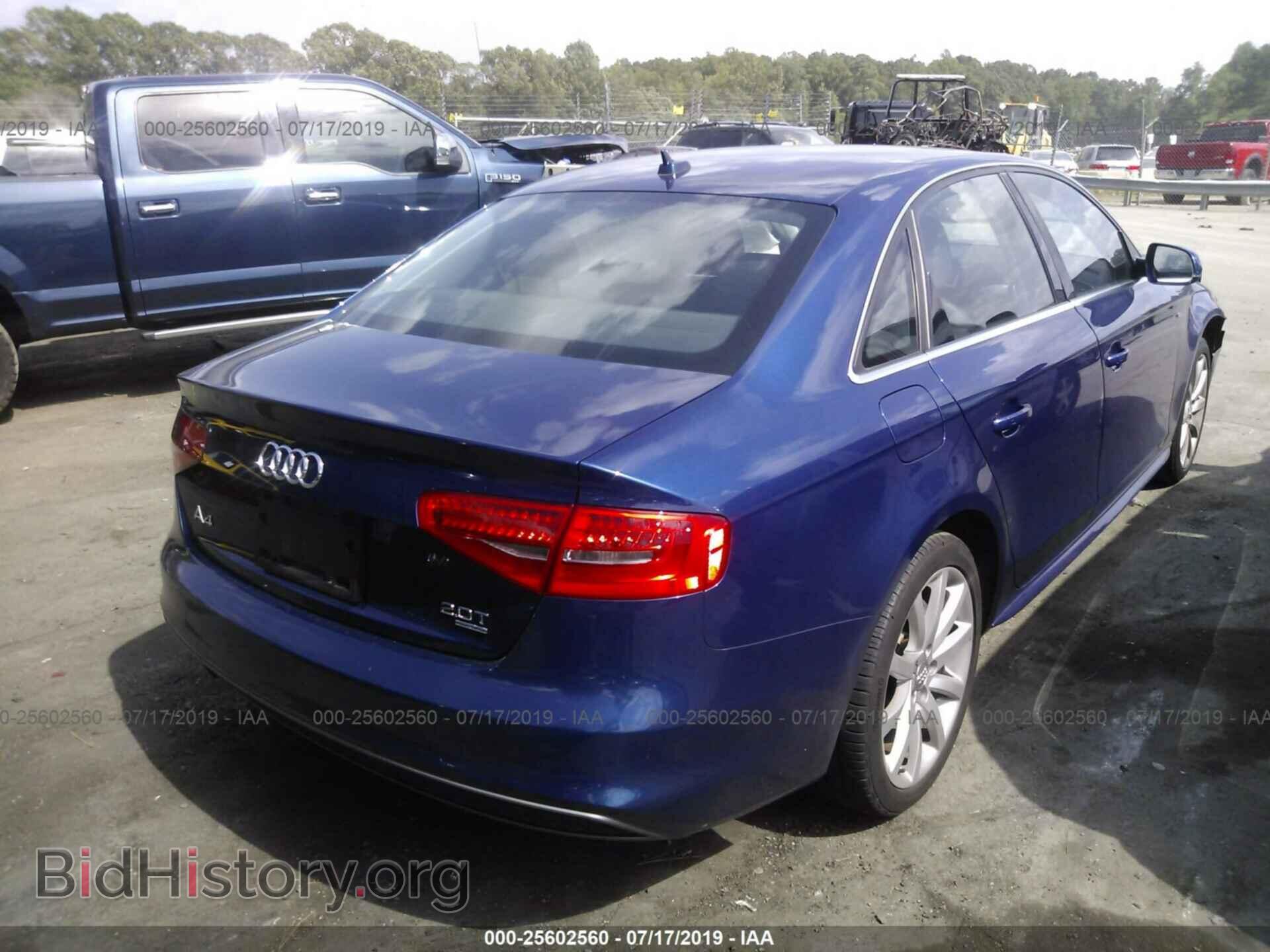 2014 AUDI A4 - VIN: WAUBFAFL9EN045315 - Photo 4