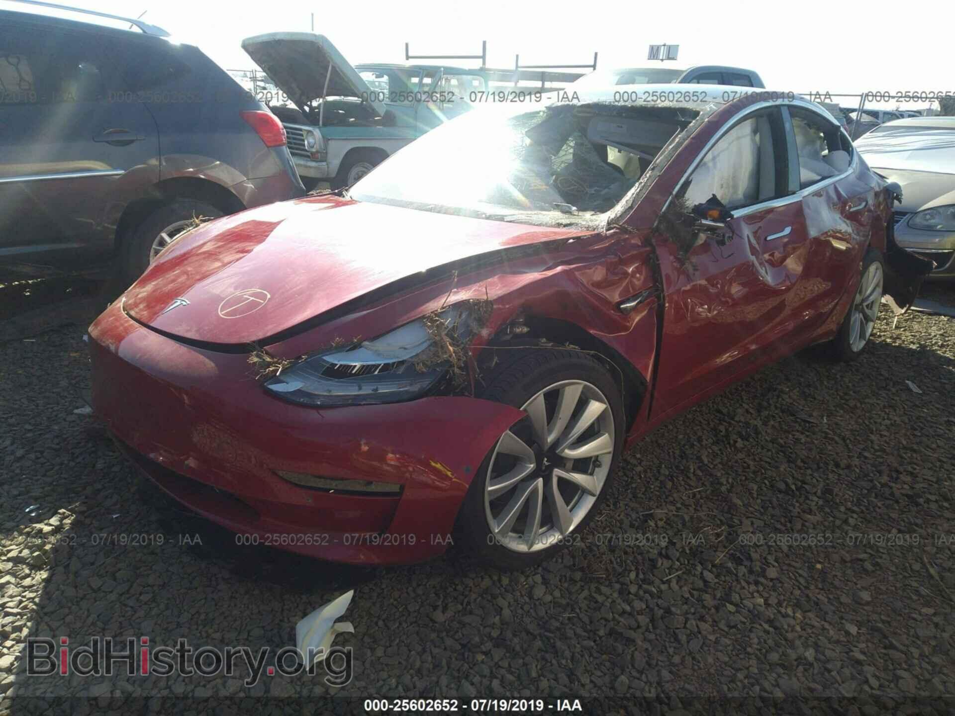2019 TESLA MODEL 3 - VIN: 5YJ3E1EA9KF301117 - Фото 2