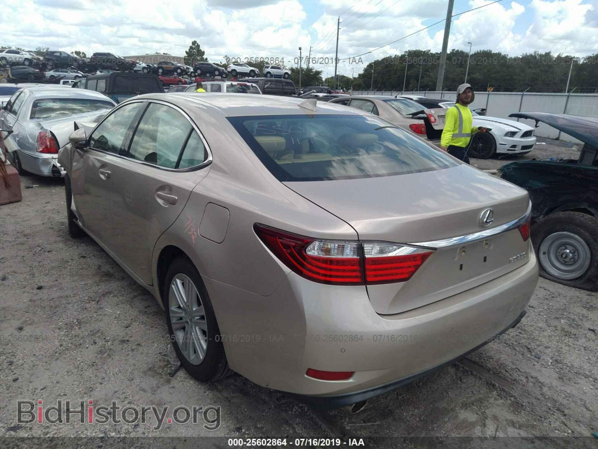 2015 LEXUS ES - VIN: JTHBK1GG2F2204175 - Фото 3