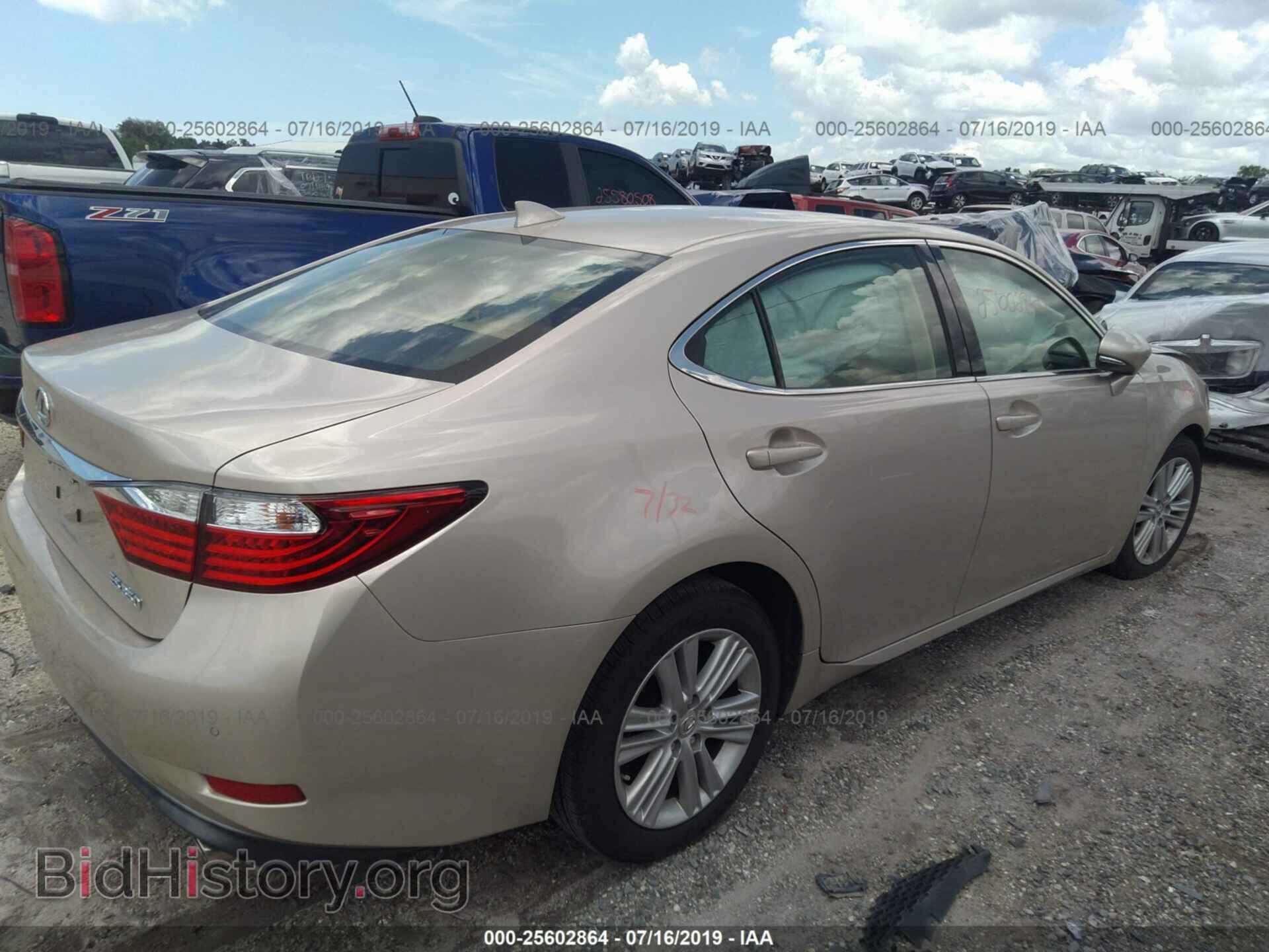 2015 LEXUS ES - VIN: JTHBK1GG2F2204175 - Фото 4