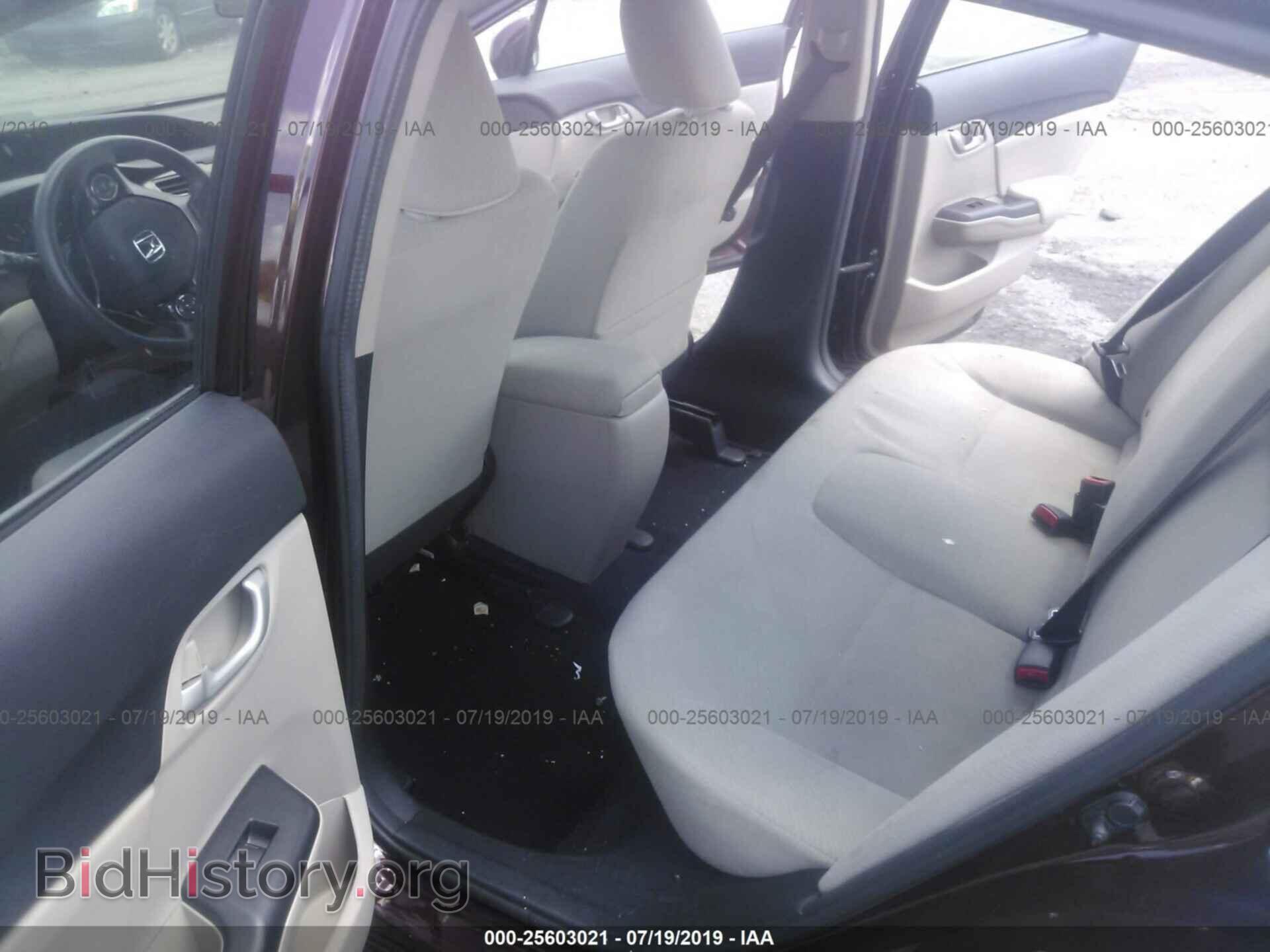 2013 HONDA CIVIC - VIN: 19XFB2F5XDE214364 - Фото 8