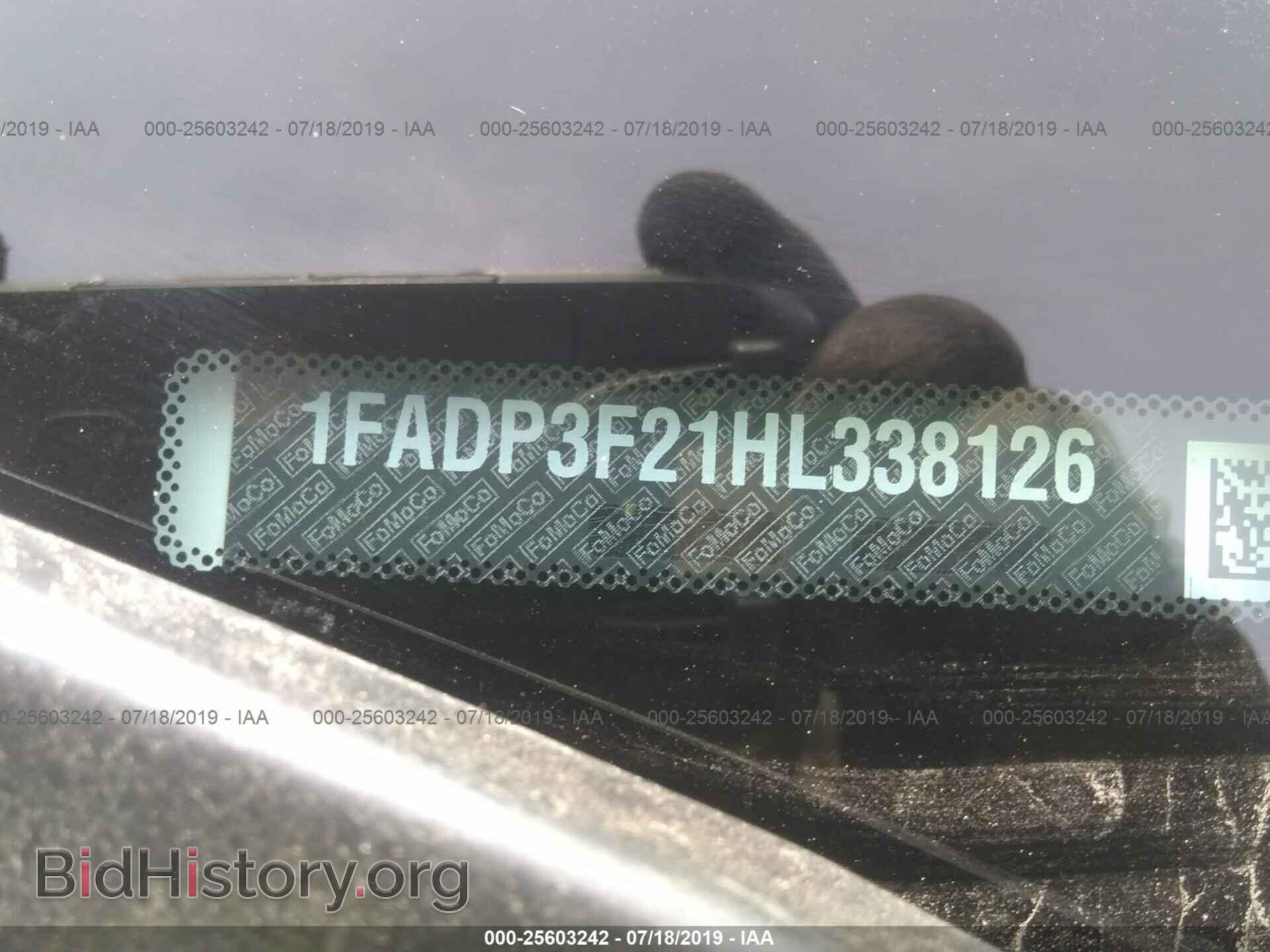 2017 FORD FOCUS - VIN: 1FADP3F21HL338126 - Фото 9
