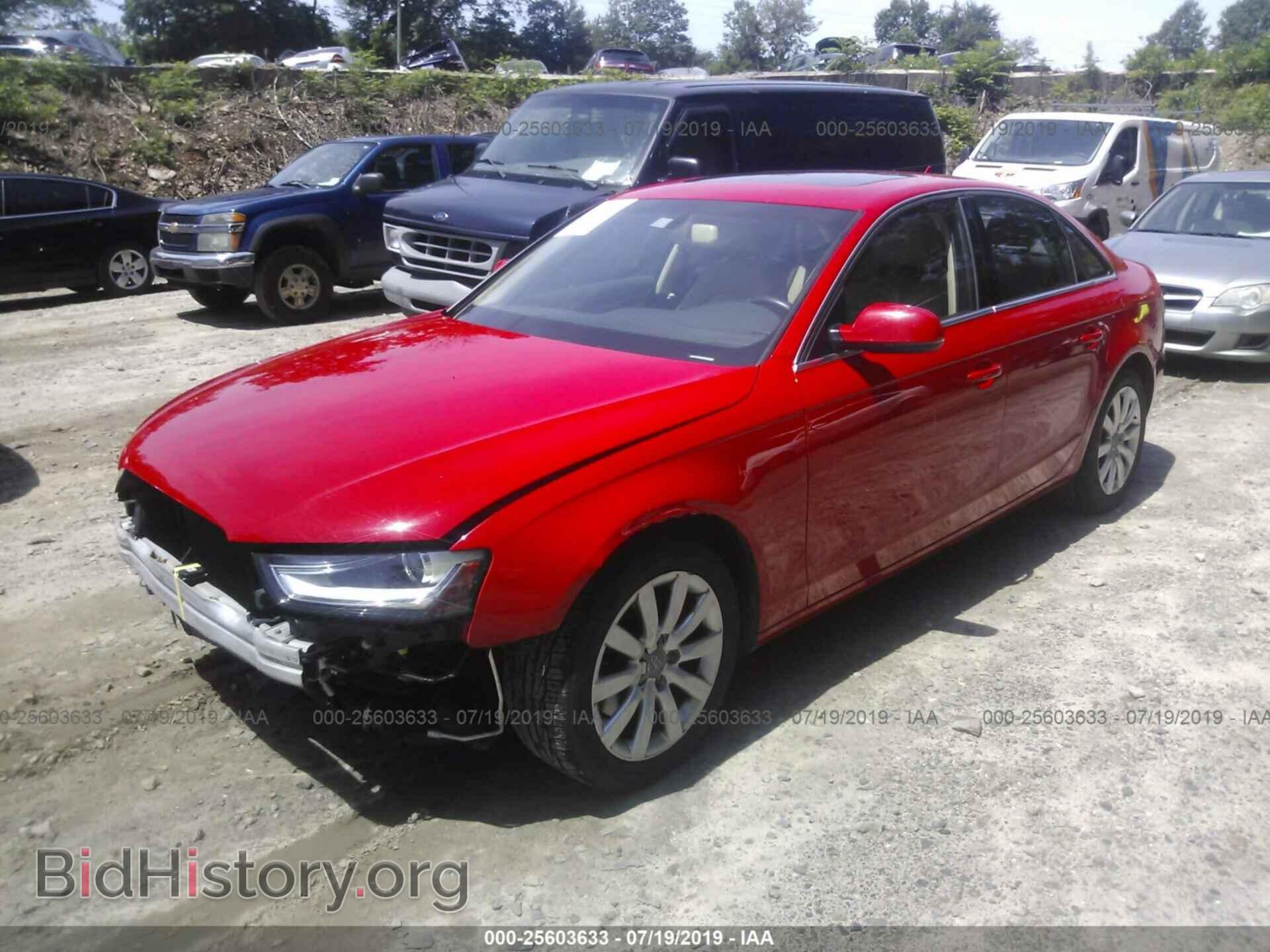 2013 AUDI A4 - VIN: WAUBFAFL6DN025649 - Фото 2