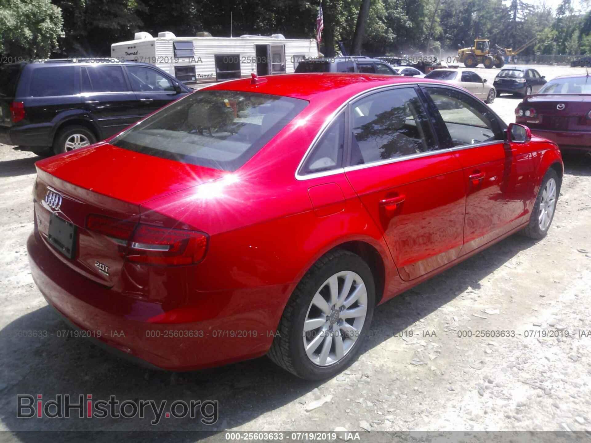 2013 AUDI A4 - VIN: WAUBFAFL6DN025649 - Фото 4