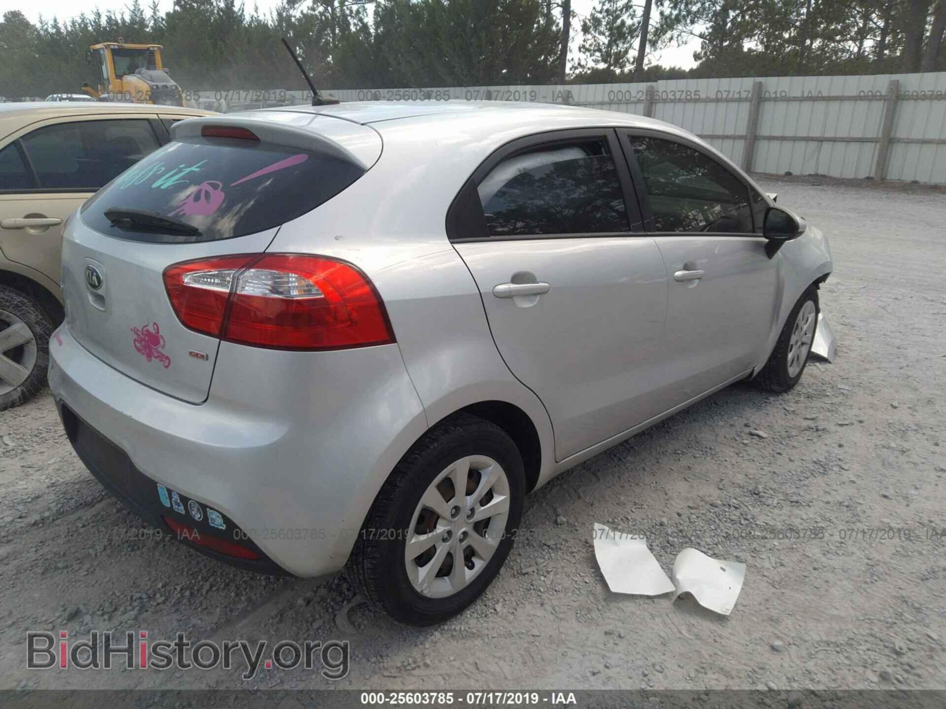 2014 KIA RIO - VIN: KNADM5A3XE6373348 - Фото 4
