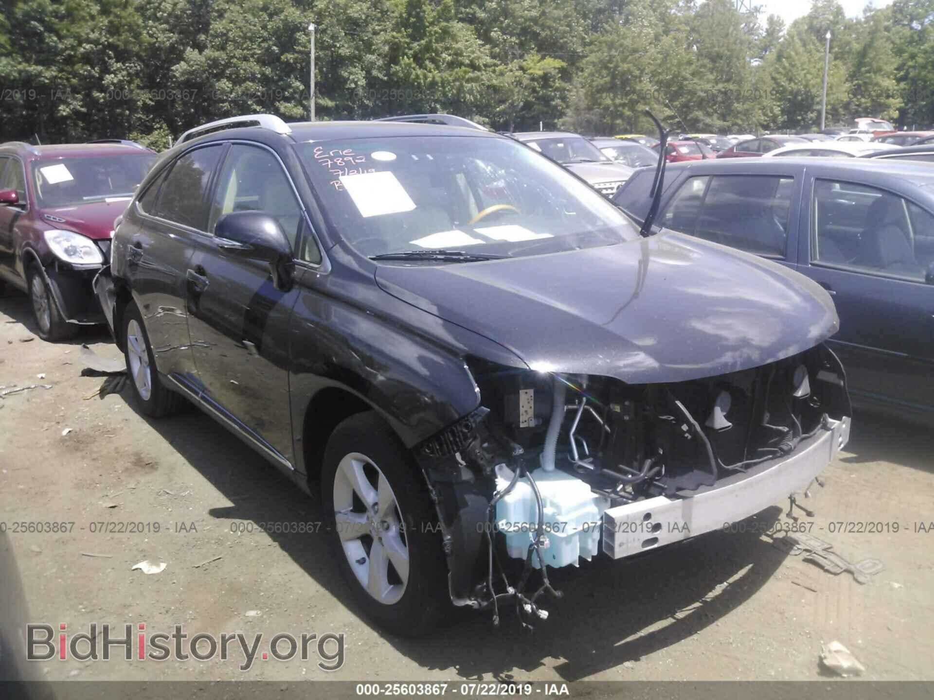 Photo 2T2BK1BA0CC143339 - LEXUS RX 2012