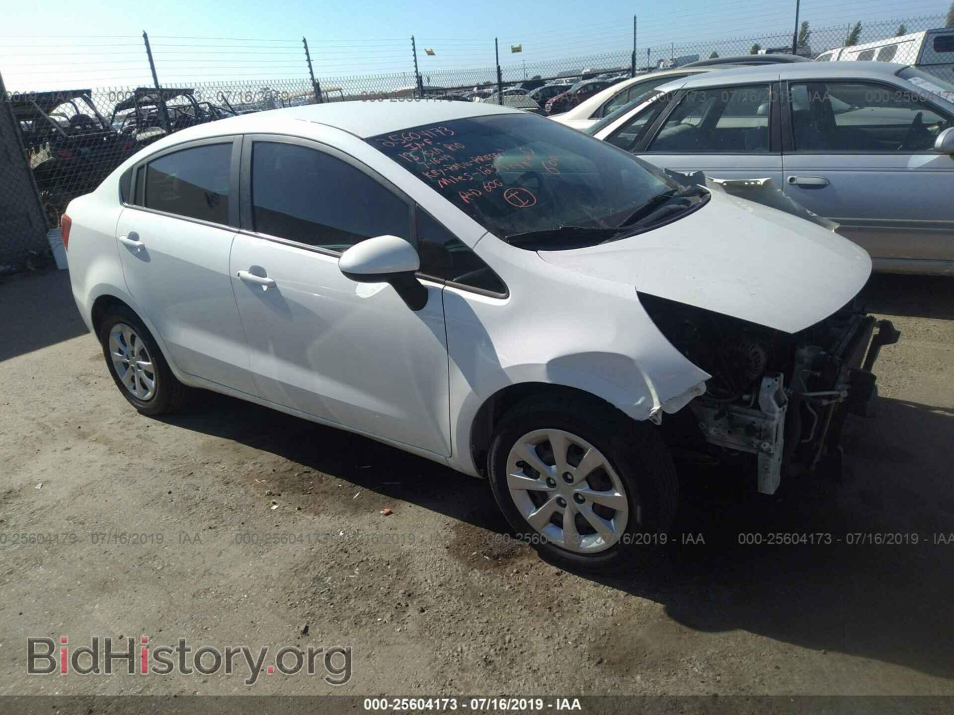 Photo KNADM4A31D6103501 - KIA RIO 2013