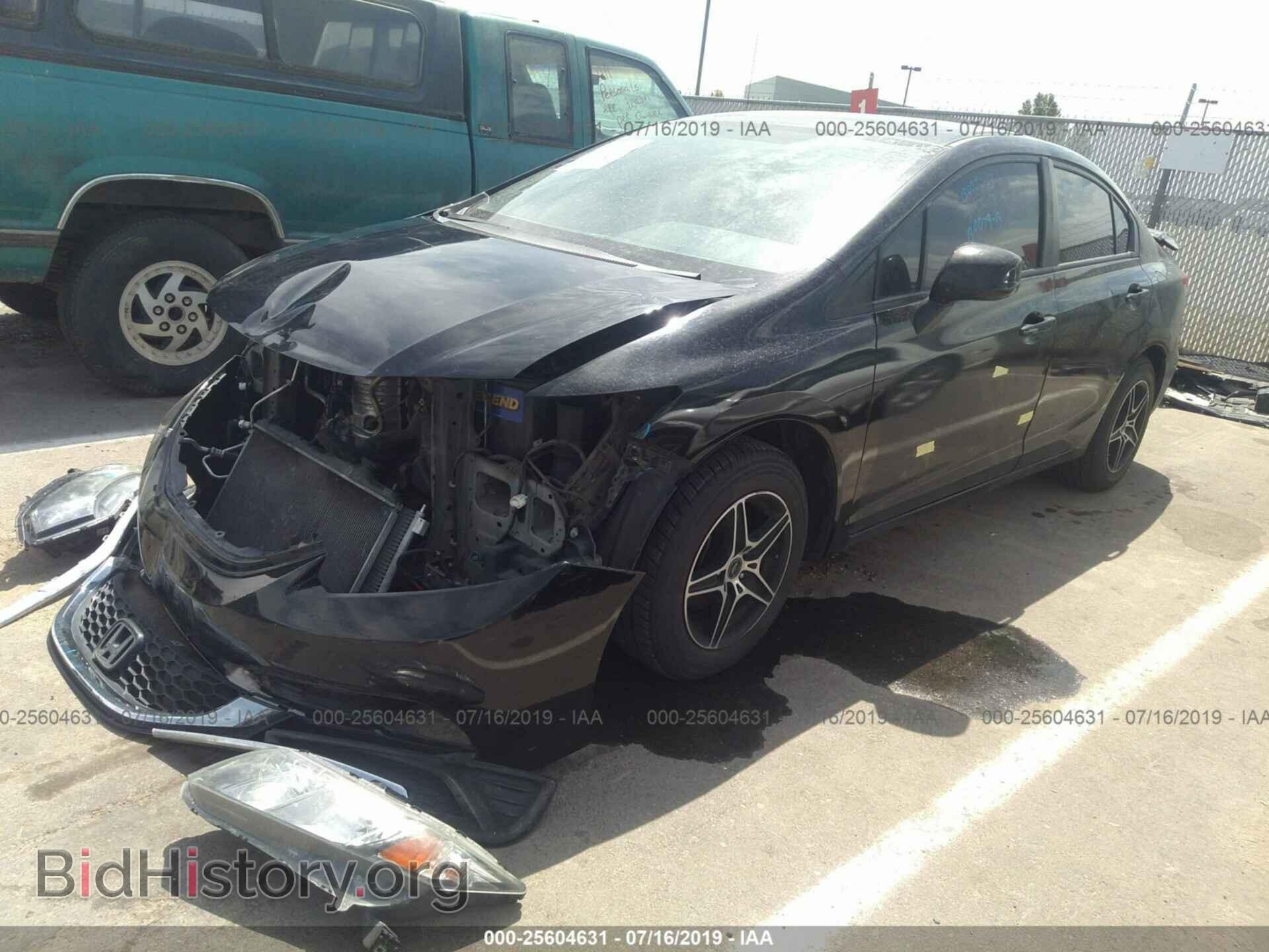 2013 HONDA CIVIC - VIN: 19XFB2F53DE022543 - Фото 2