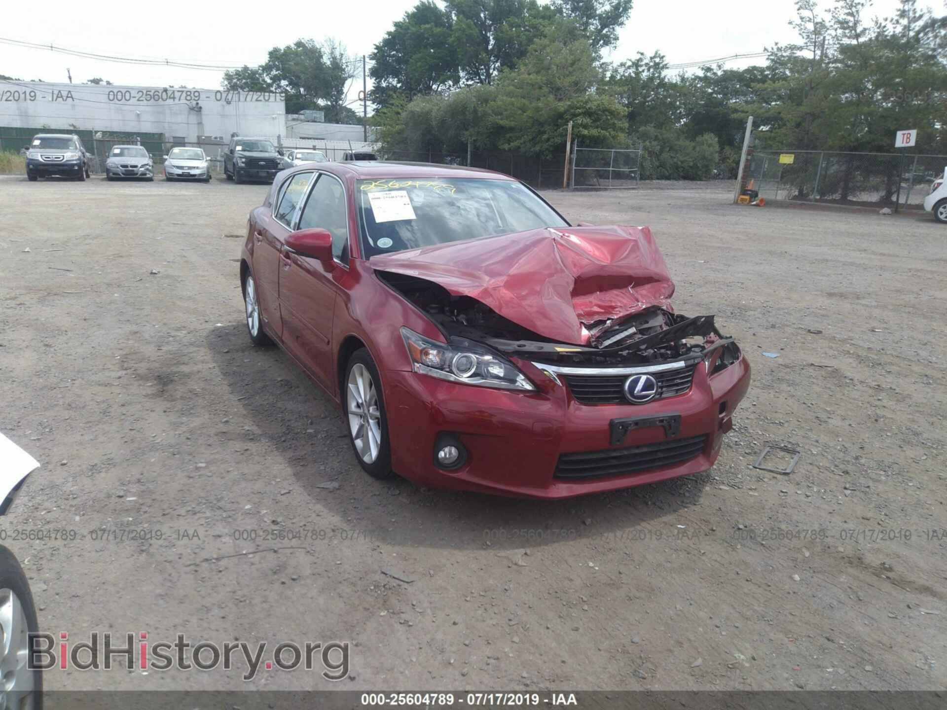 Фотография JTHKD5BH7B2028087 - LEXUS CT 2011