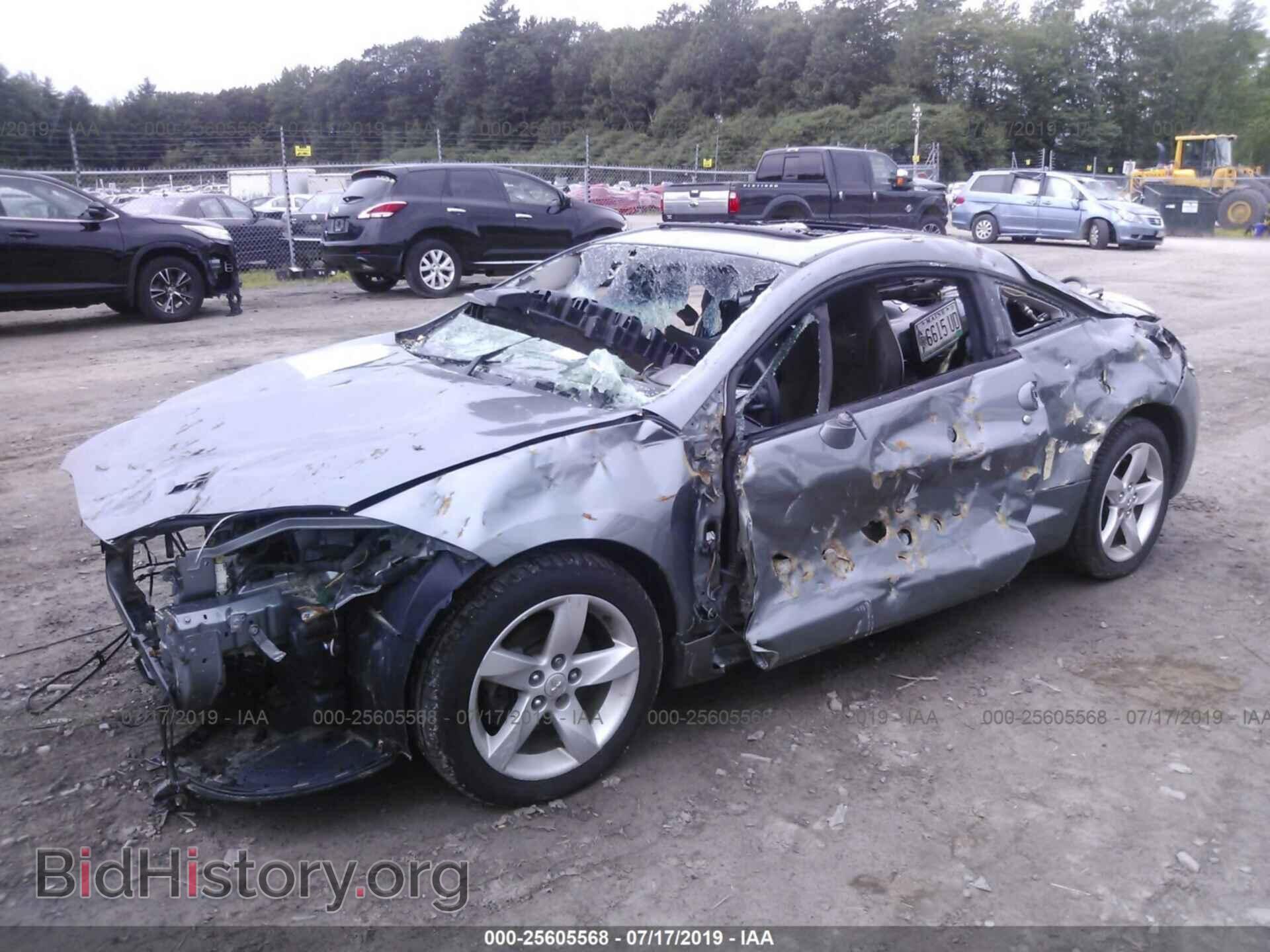 2007 MITSUBISHI ECLIPSE - VIN: 4A3AK24F57E013944 - Фото 2