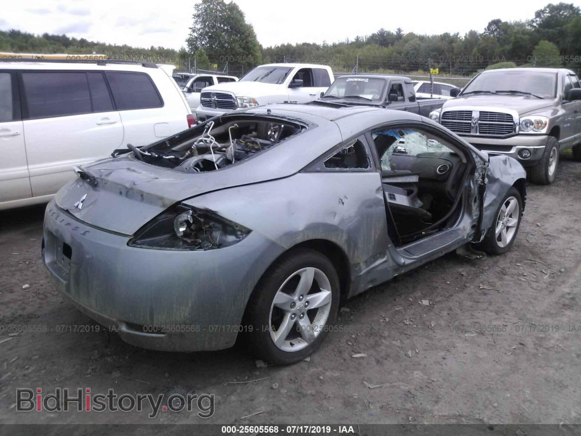 2007 MITSUBISHI ECLIPSE - VIN: 4A3AK24F57E013944 - Фото 4