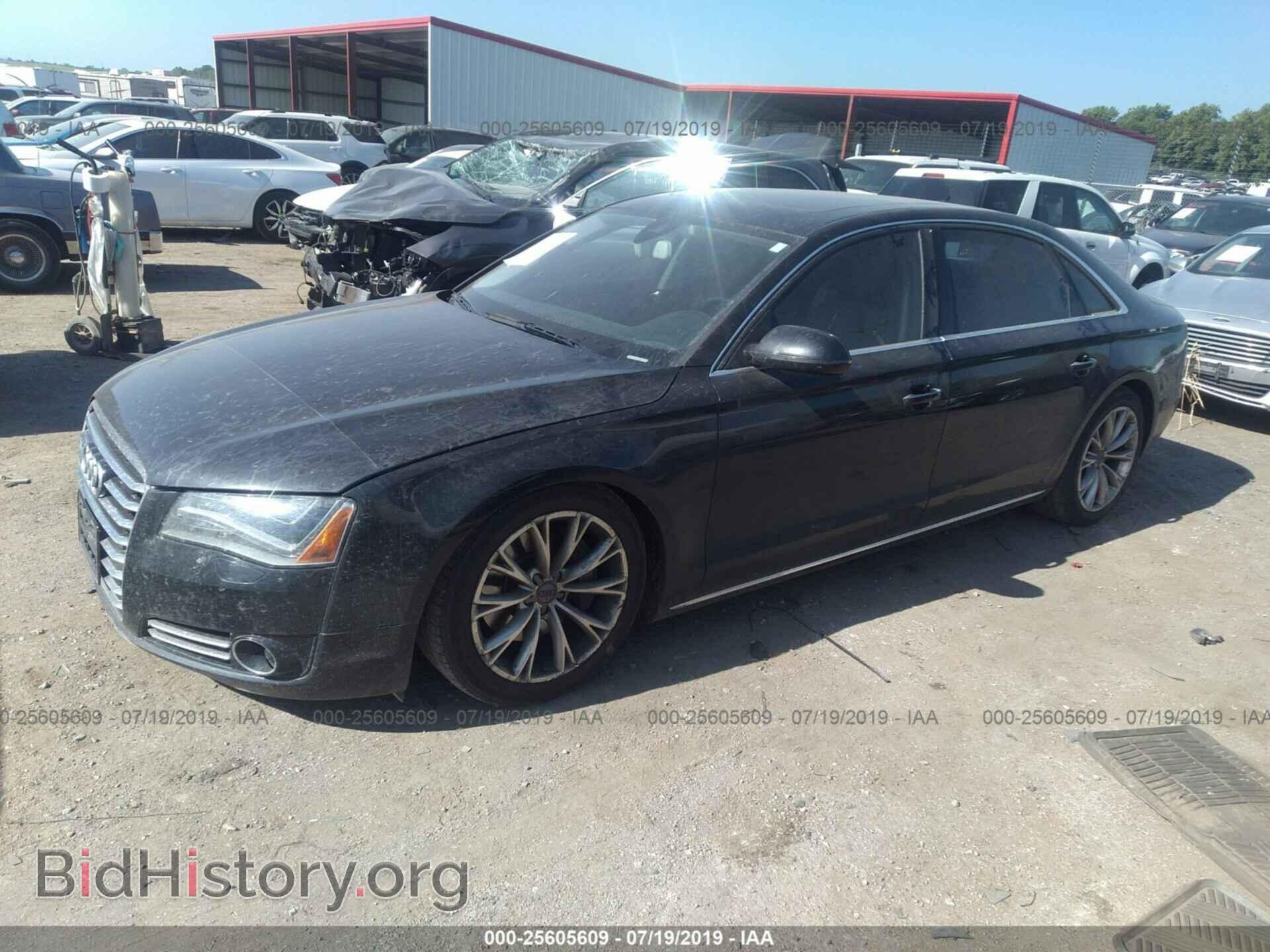 2013 AUDI A8 - VIN: WAURGAFD0DN004249 - Фото 2