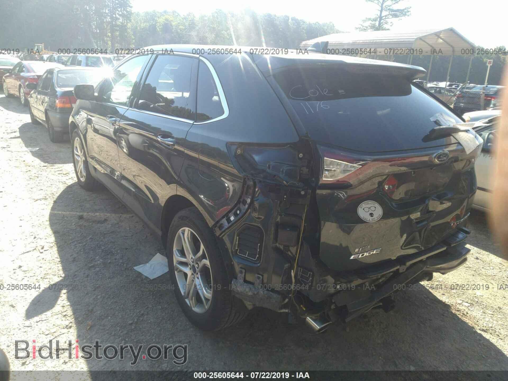 2015 FORD EDGE - VIN: 2FMTK3K8XFBB89741 - Фото 3