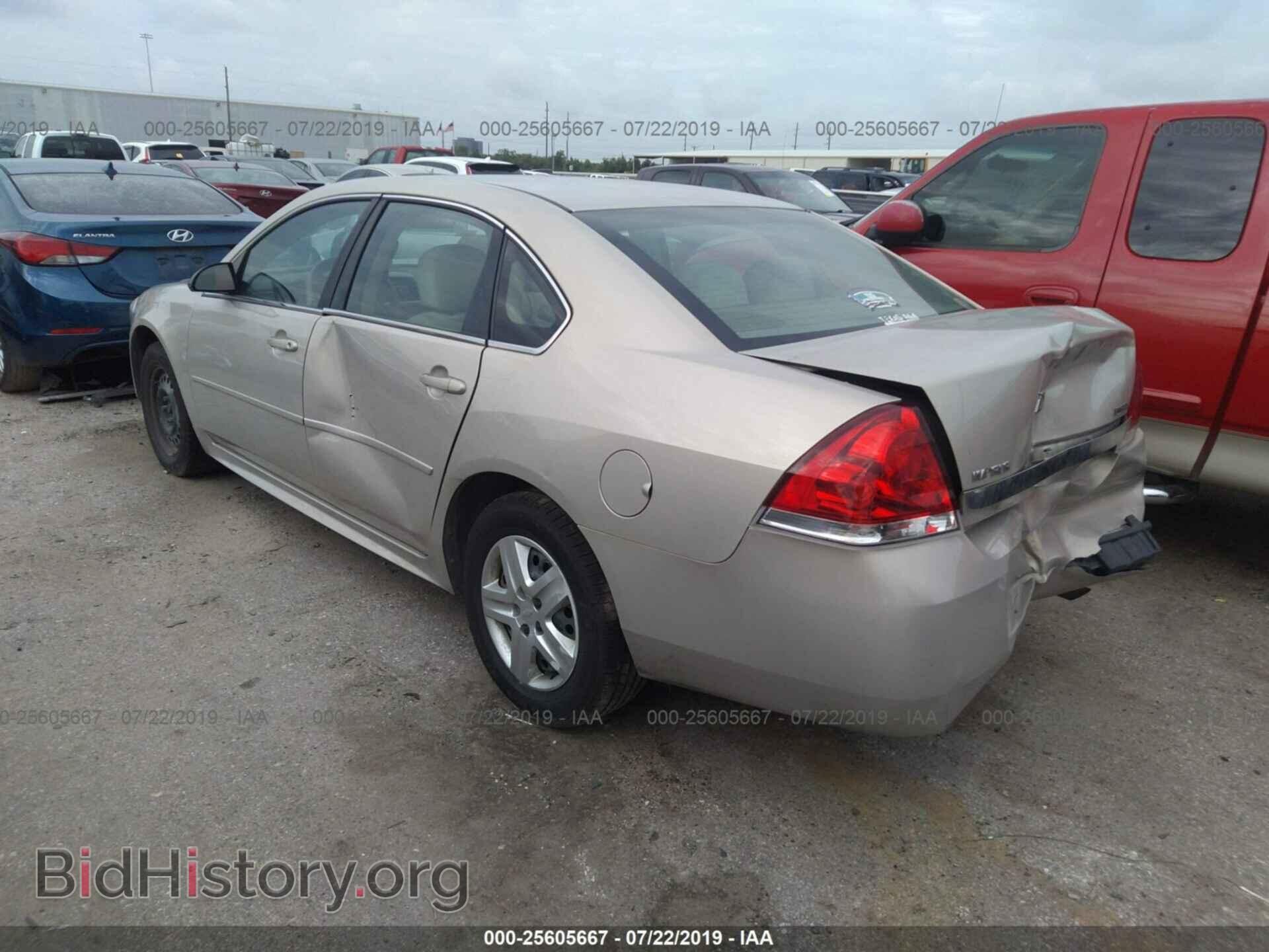 2011 CHEVROLET IMPALA - VIN: 2G1WF5EK0B1132448 - Фото 3