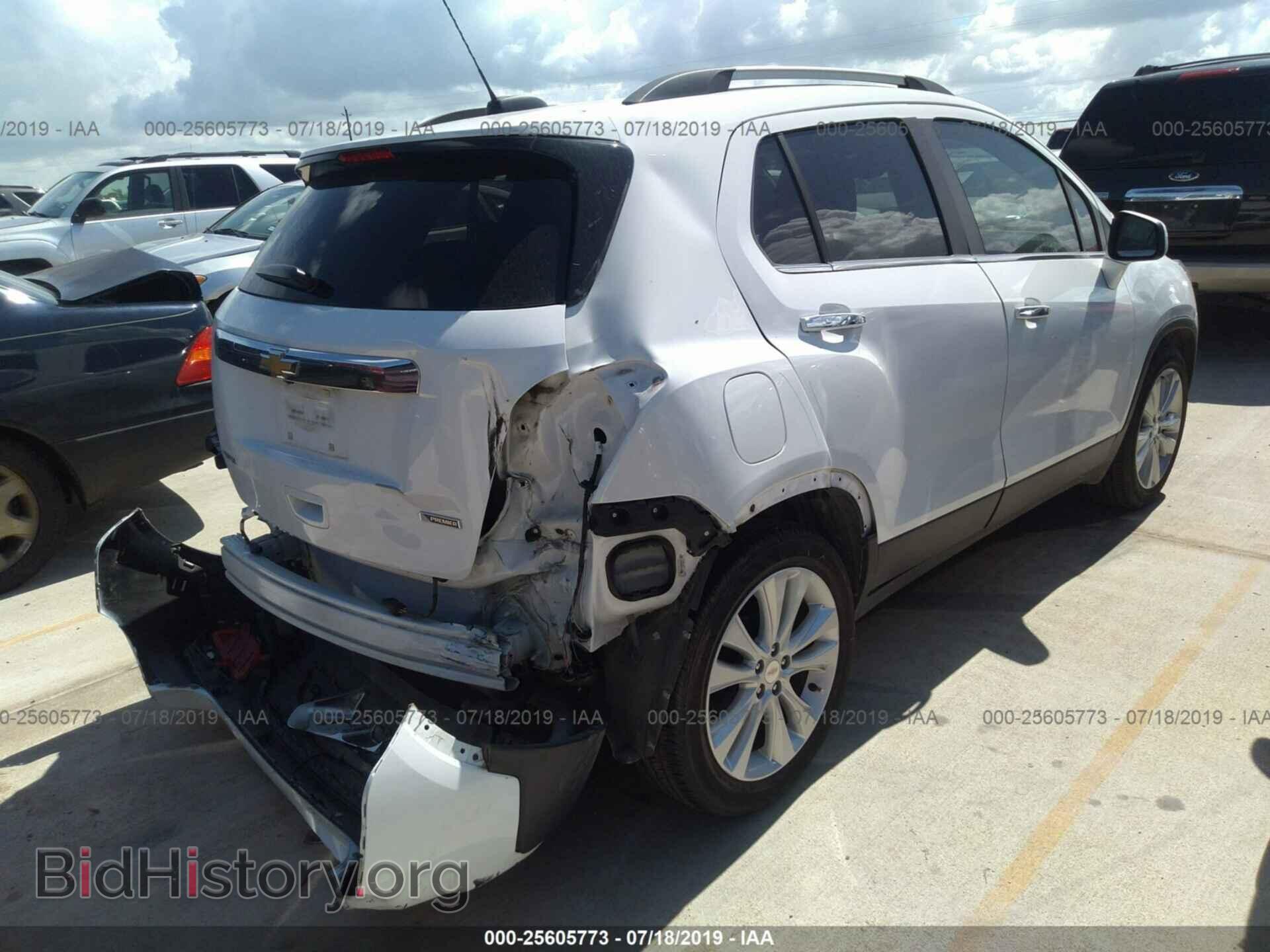 2017 CHEVROLET TRAX - VIN: 3GNCJMSB5HL239260 - Фото 4